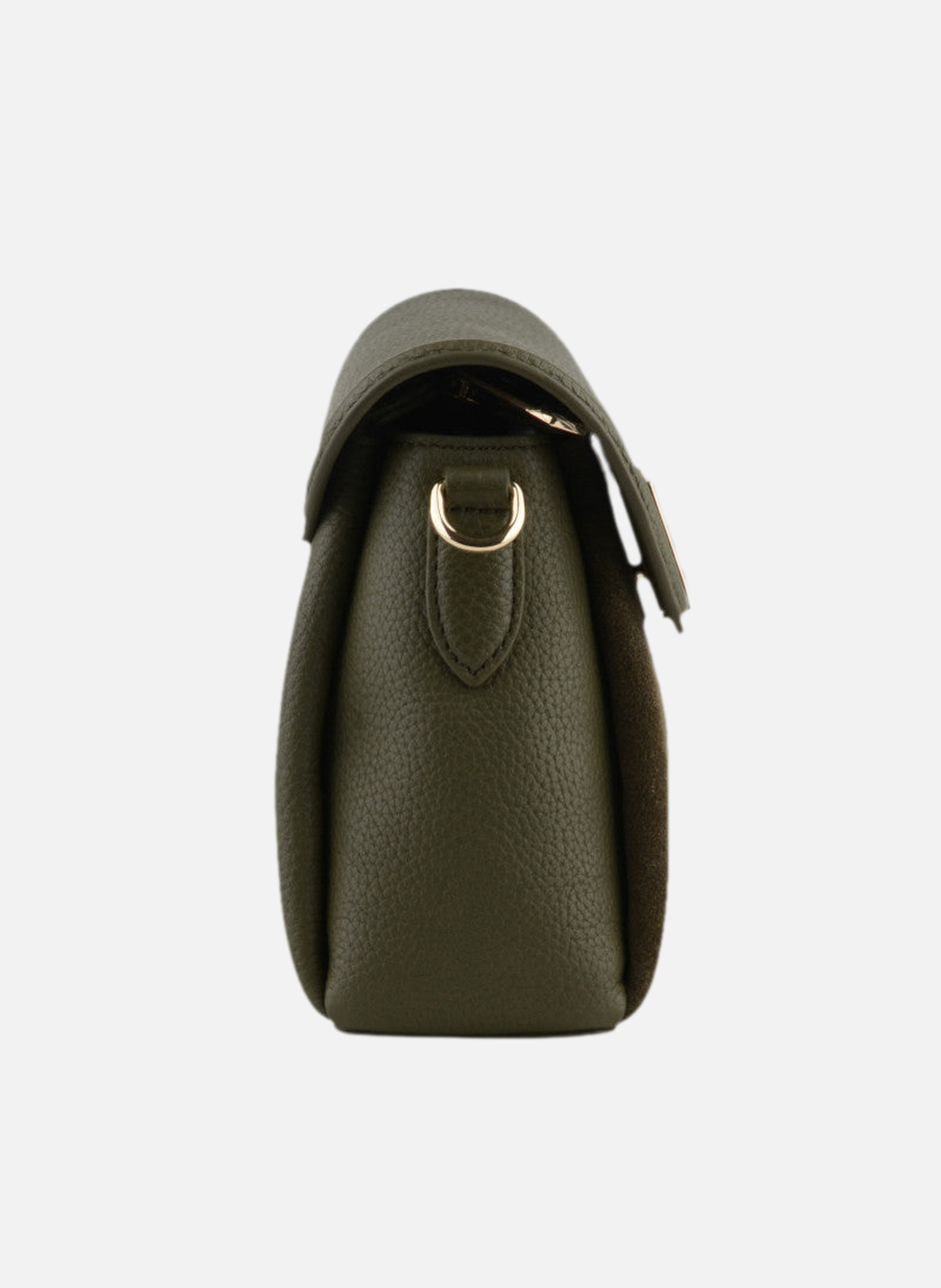 Carat nubuck | sac à main | Kaki POURCHET Femme