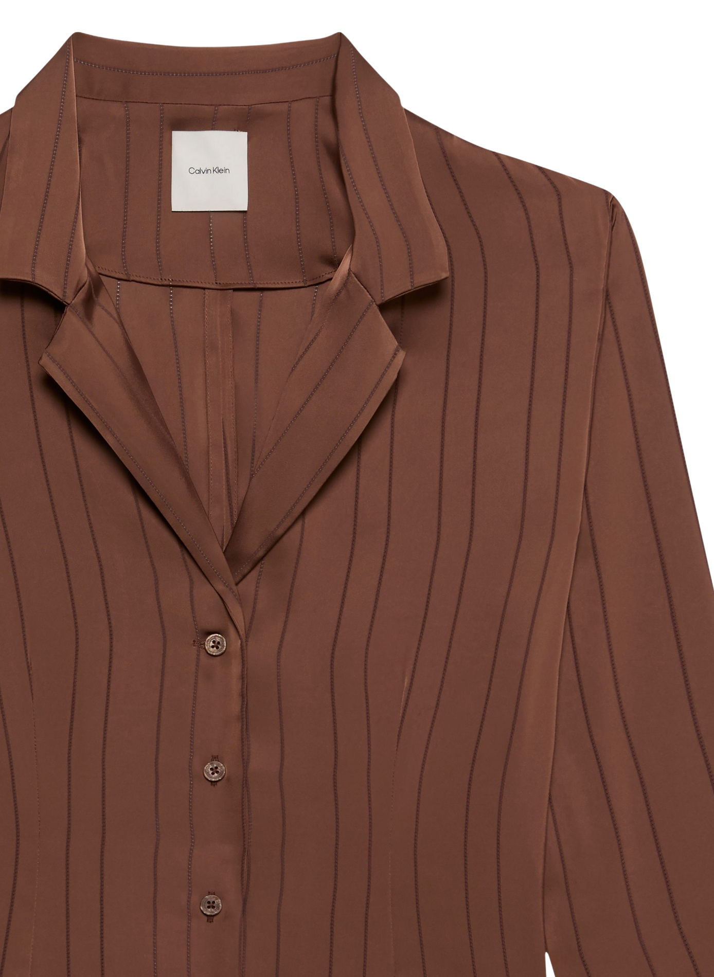 Bedrucktes Hemd CALVIN KLEIN Braun