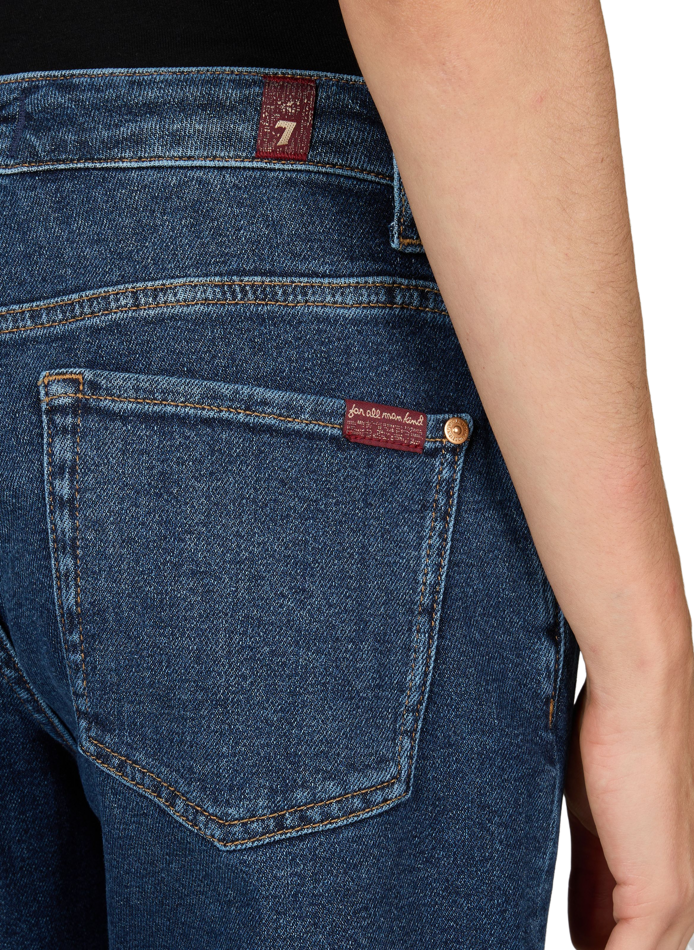 Straight-cut Jeans 7 FOR ALL MANKIND Blue