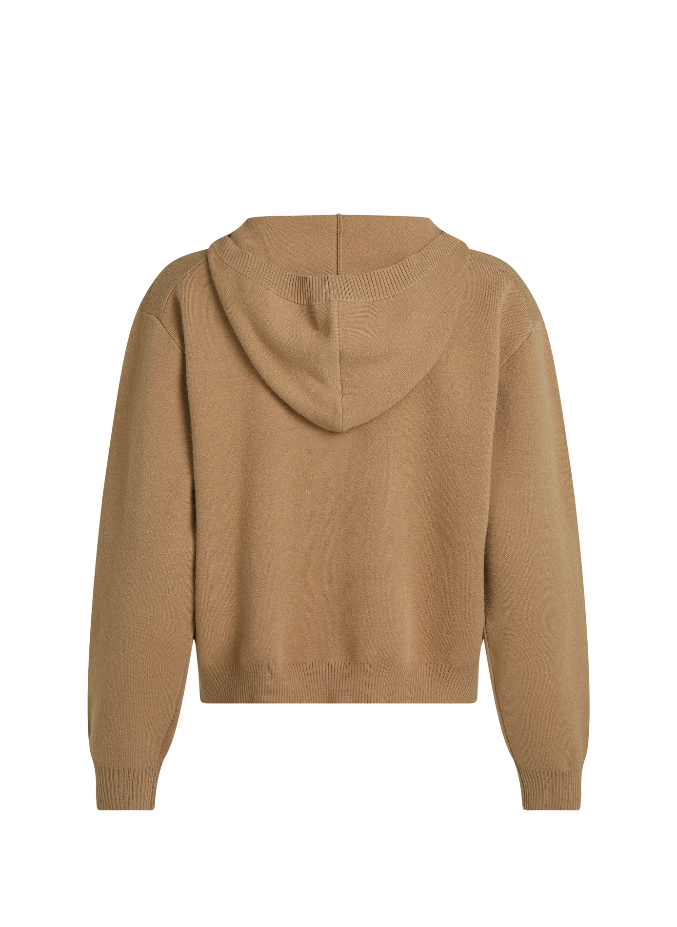 Sweat droit zippé à capuche KARL LAGERFELD Beige