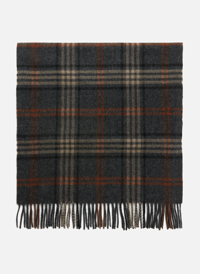 Tartan merino wool scarf SAISON 1865