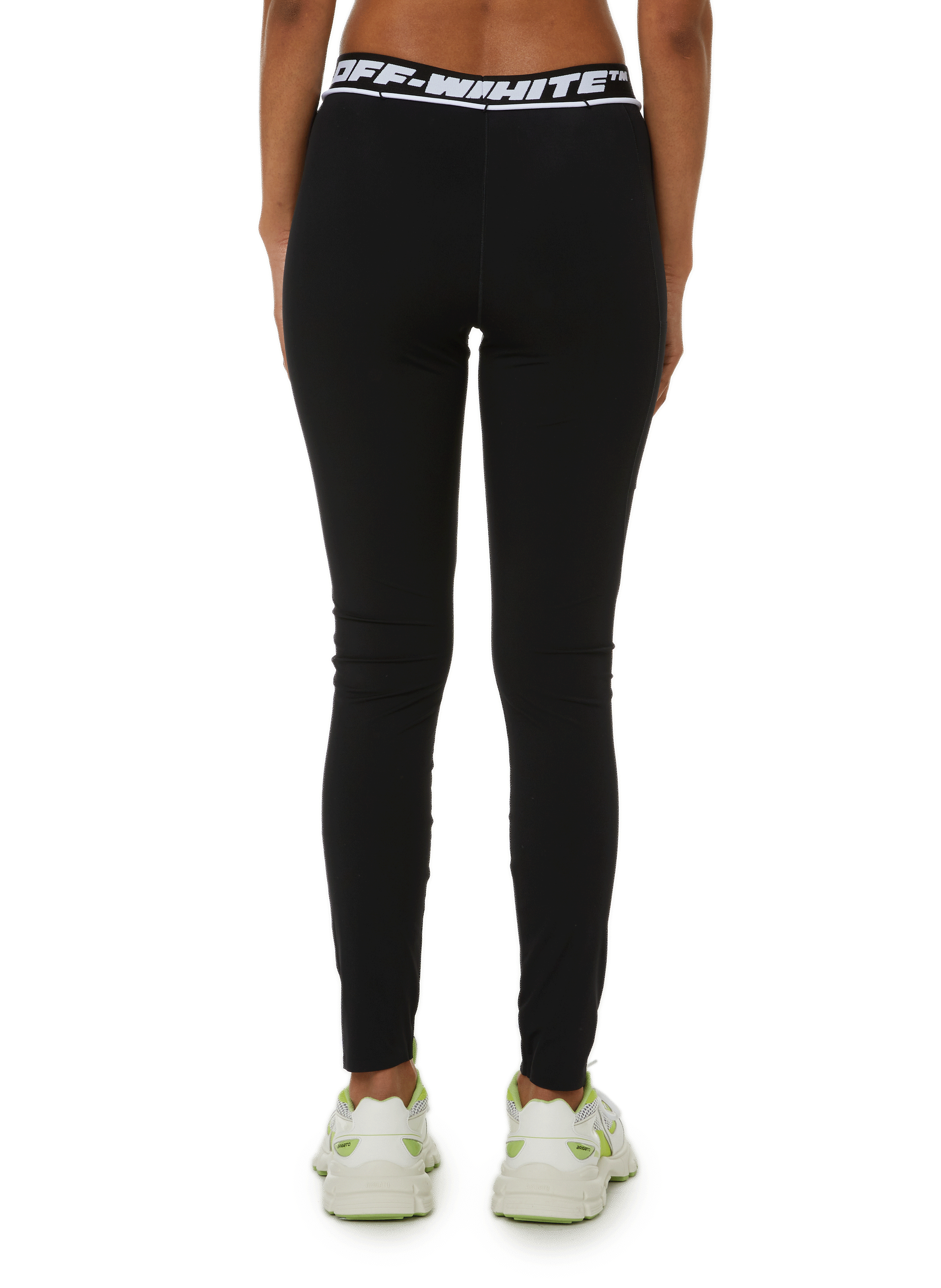 Leggings with logo OFF-WHITE Black