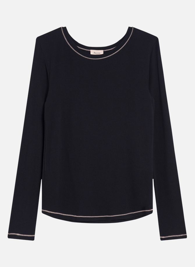 Tee-shirt col rond en maille jersey REPETTO