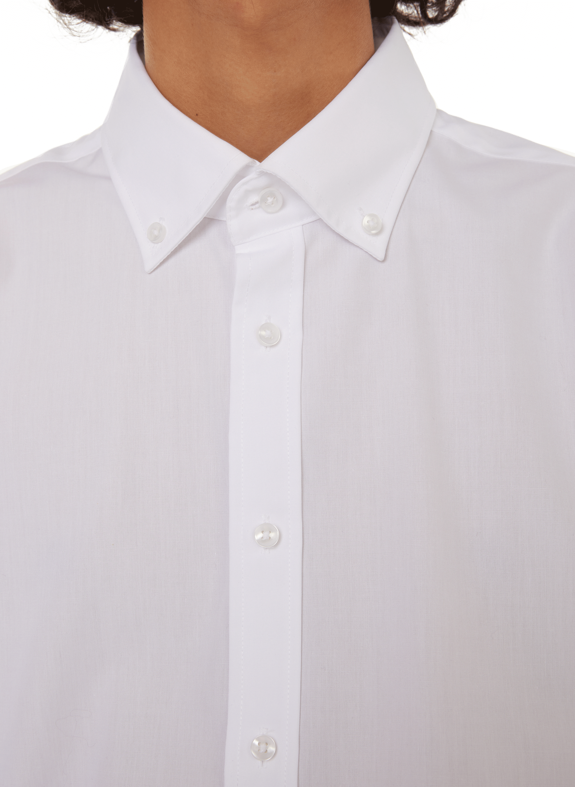Slim-fit cotton shirt SEIDENSTICKER White