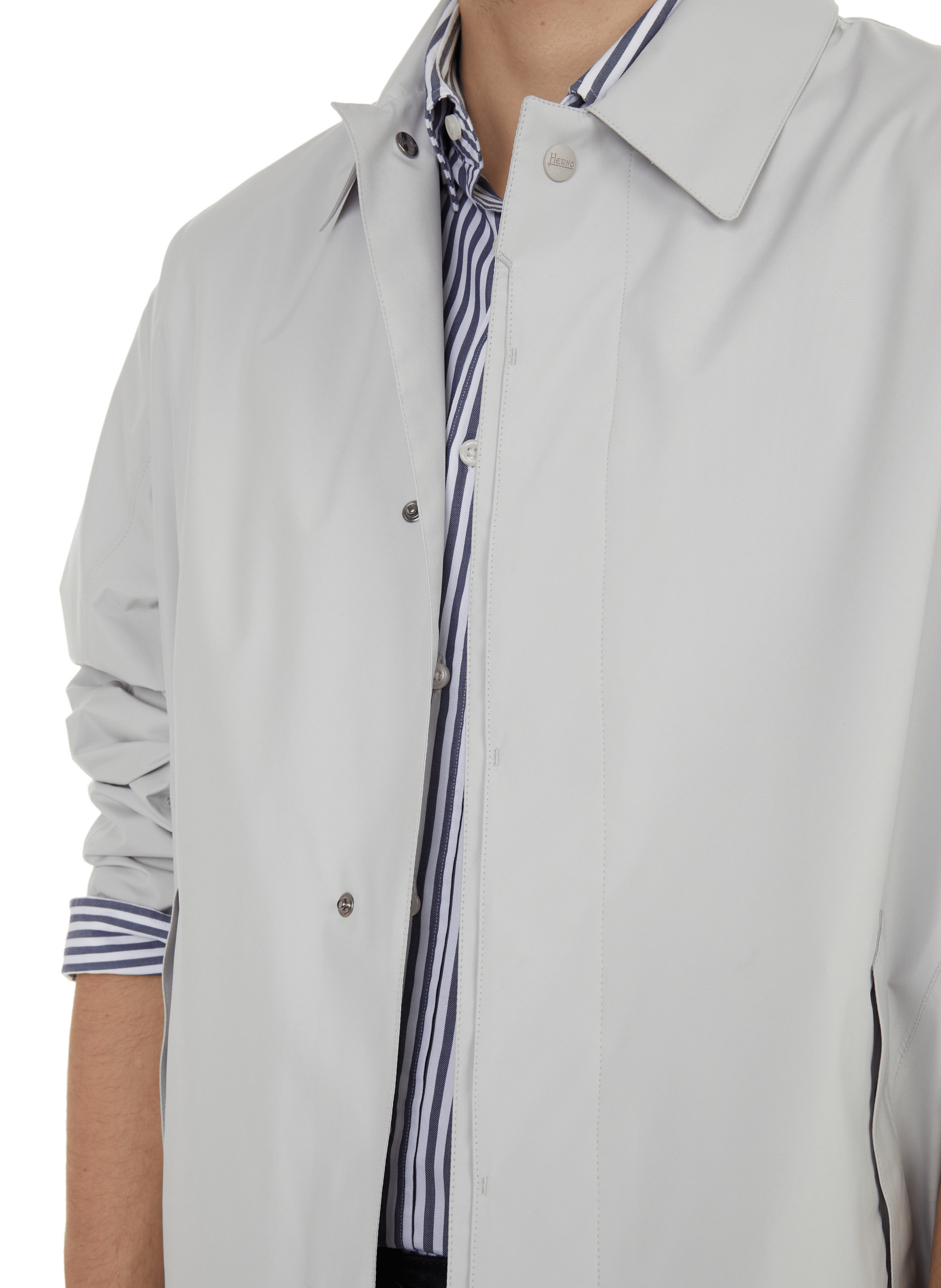 Mid-length trench coat HERNO White