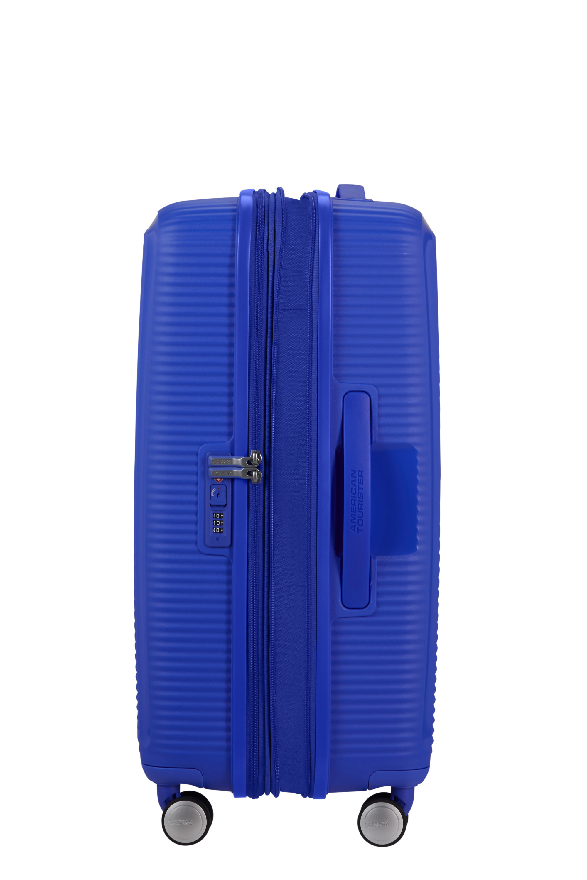 Soundbox valise 4 roues taille m AMERICAN TOURISTER Bleu