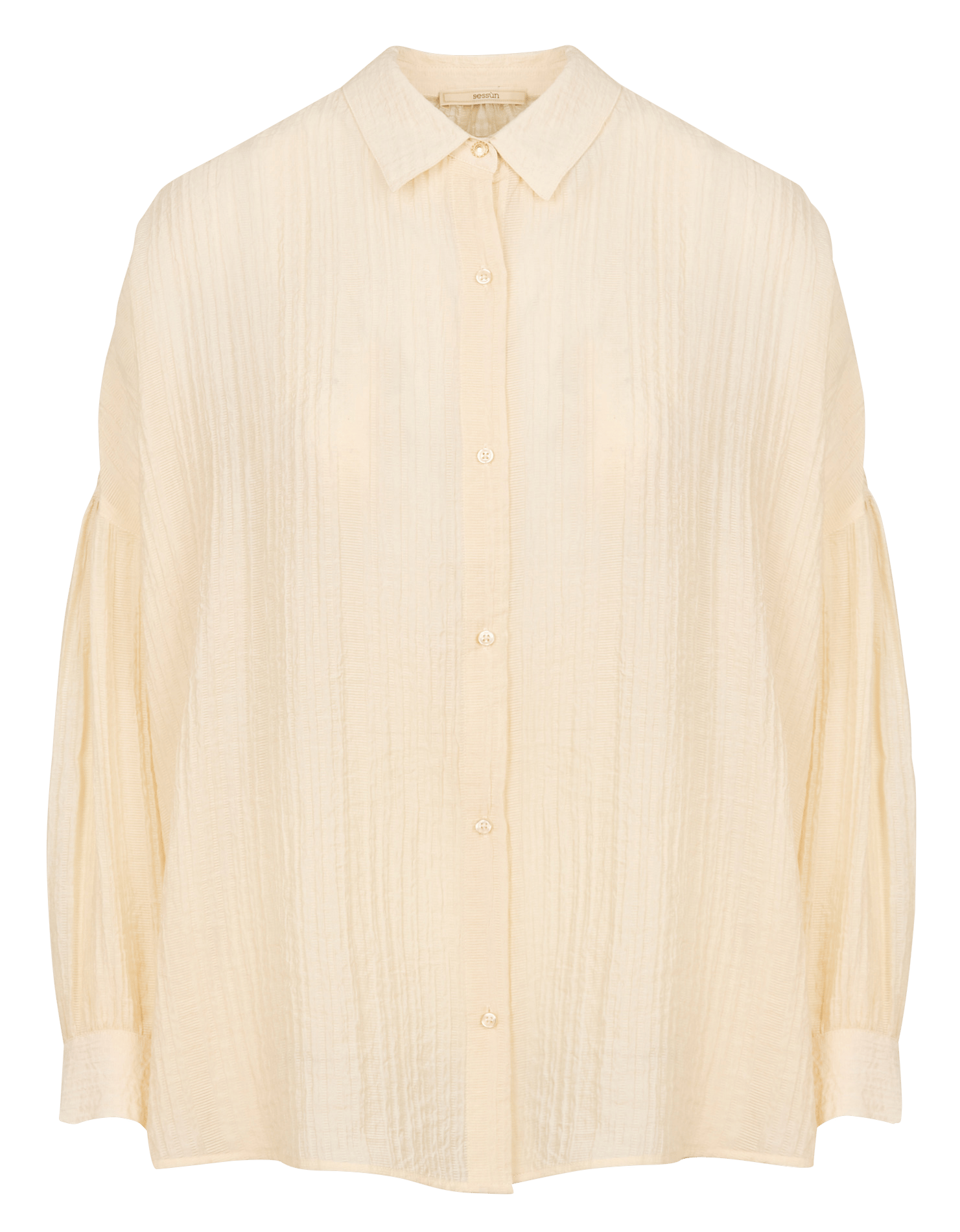 Chemise col classique oversize en coton botan SESSUN 