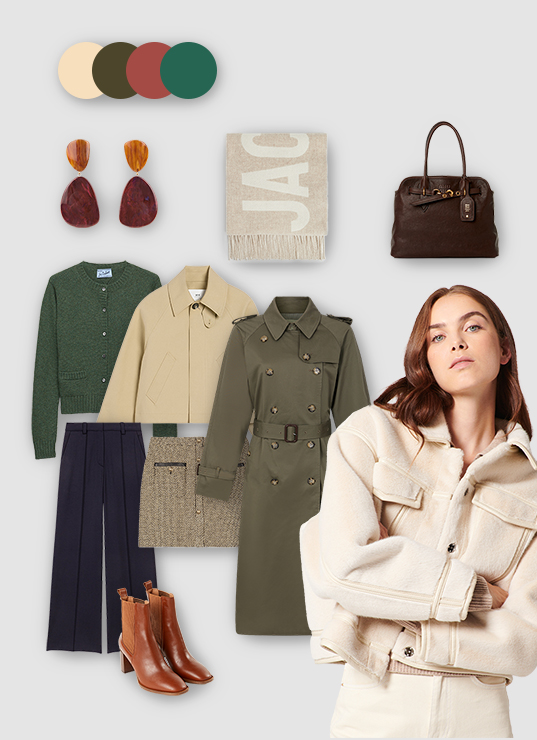 Look colorimetrie cheveux roux