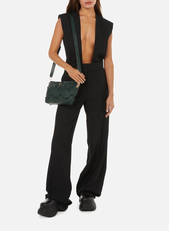 Virgin wool jumpsuit Black by REV REV Virgin wool jumpsuit Black