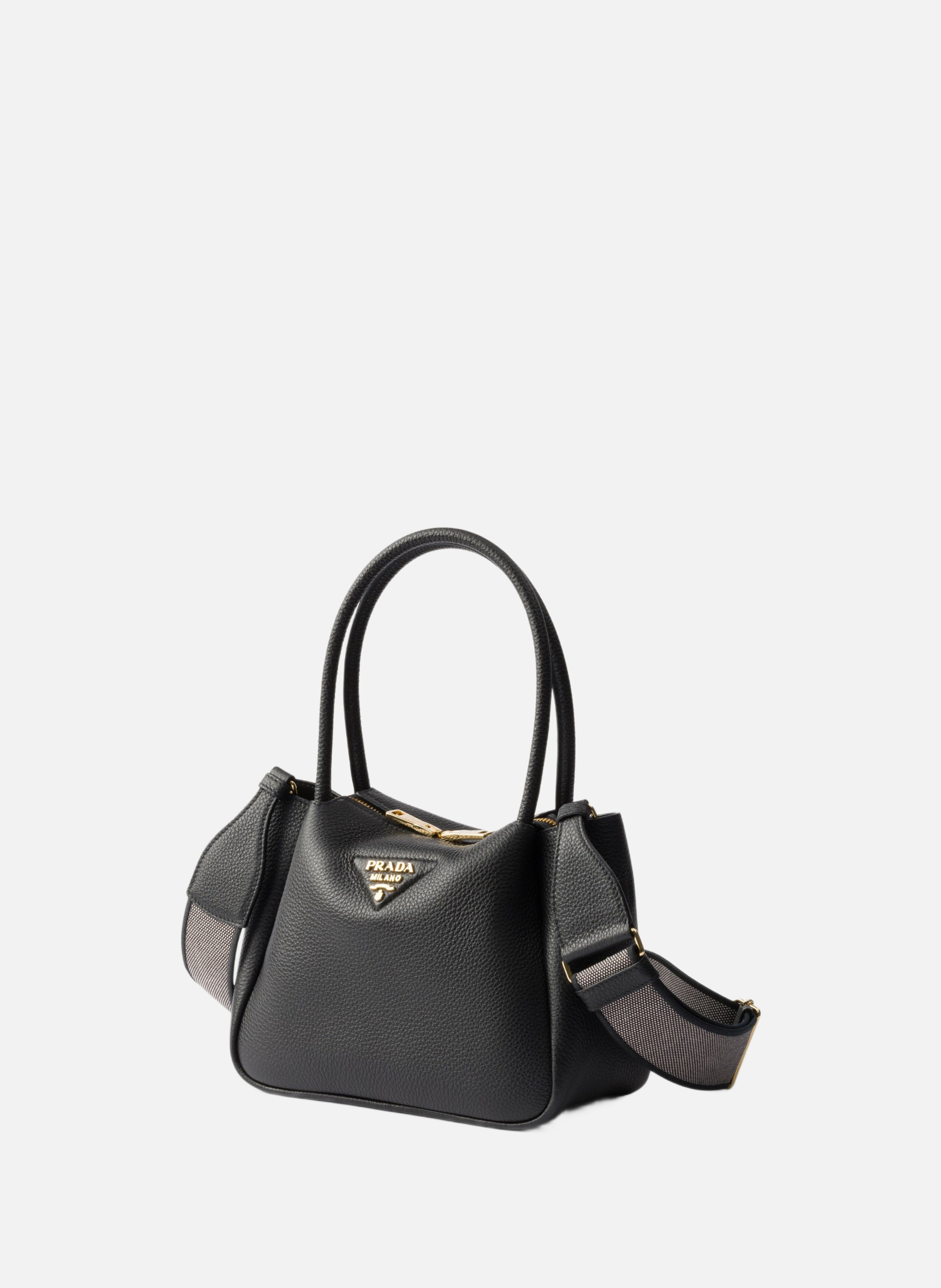 Petit sac en cuir PRADA Noir