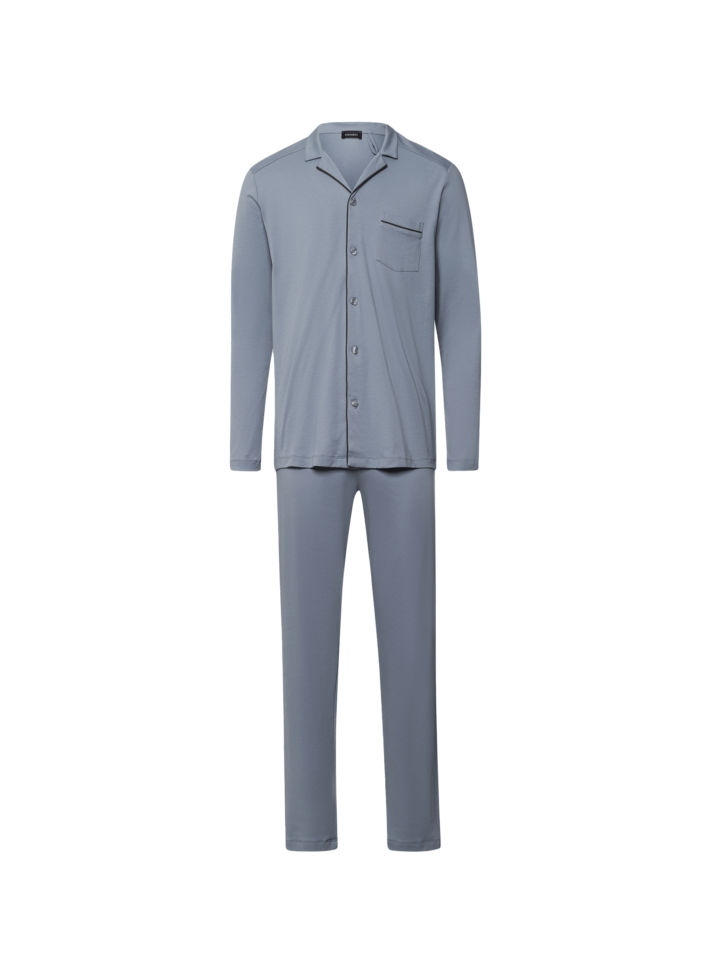 HANRO Cotton pajama set Blue