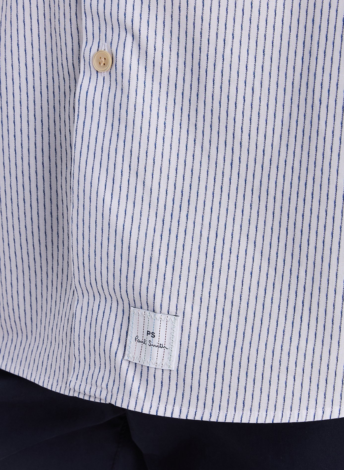 Chemise à rayures Blanc