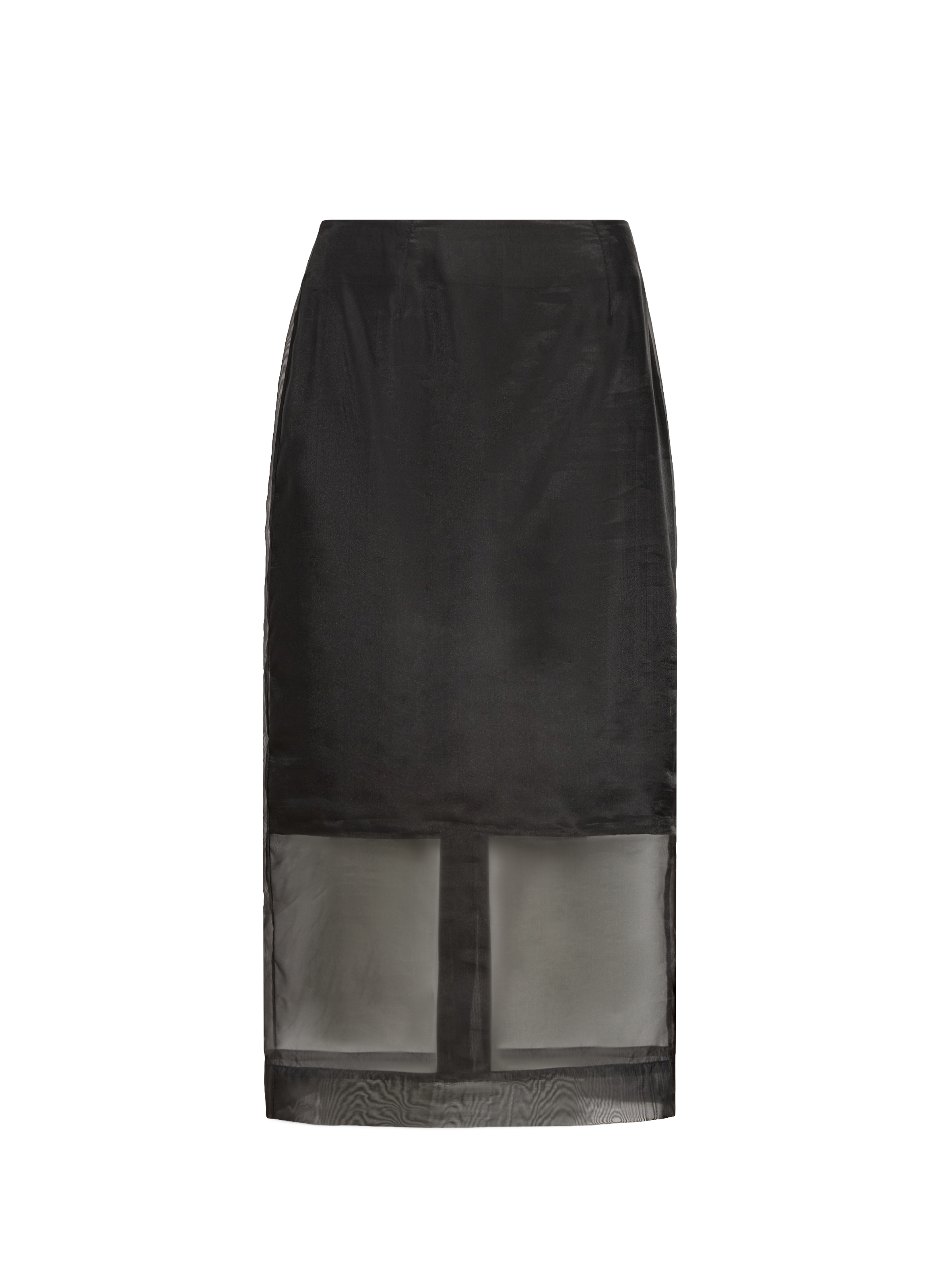 Straight midi skirt SAISON 1865 Black