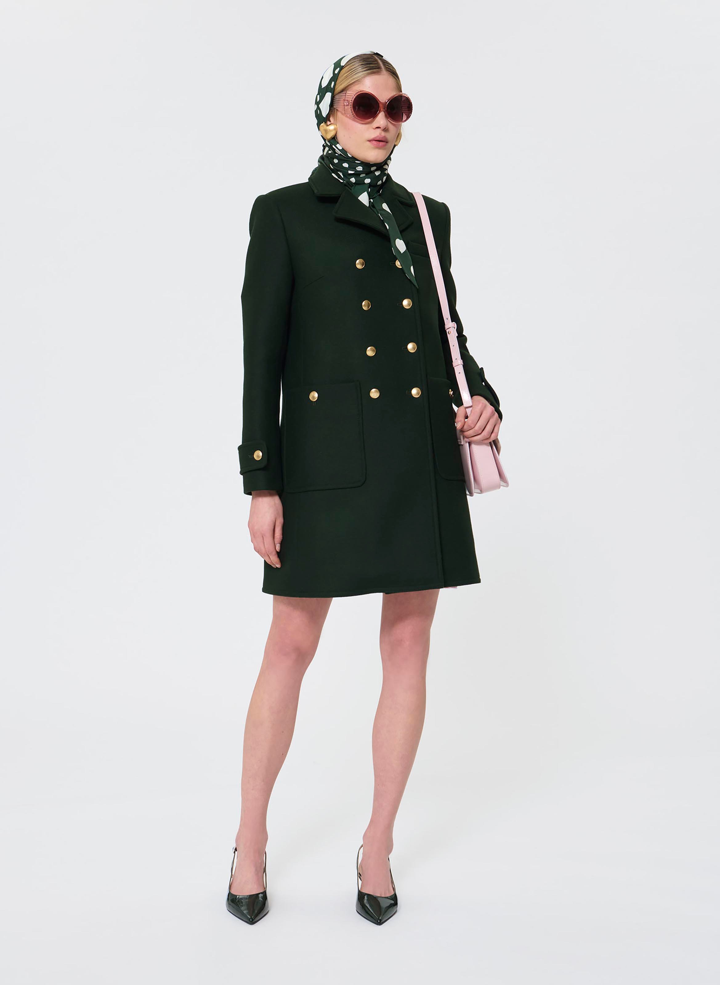 Manteau manon TARA JARMON Vert