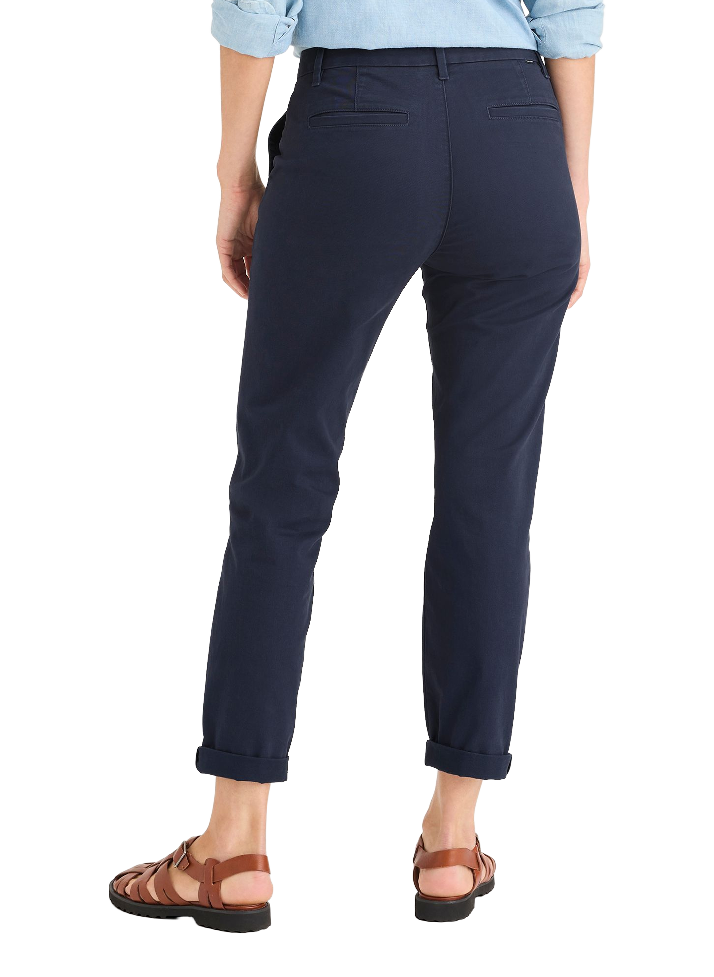 Pantalon en coton DOCKERS Bleu