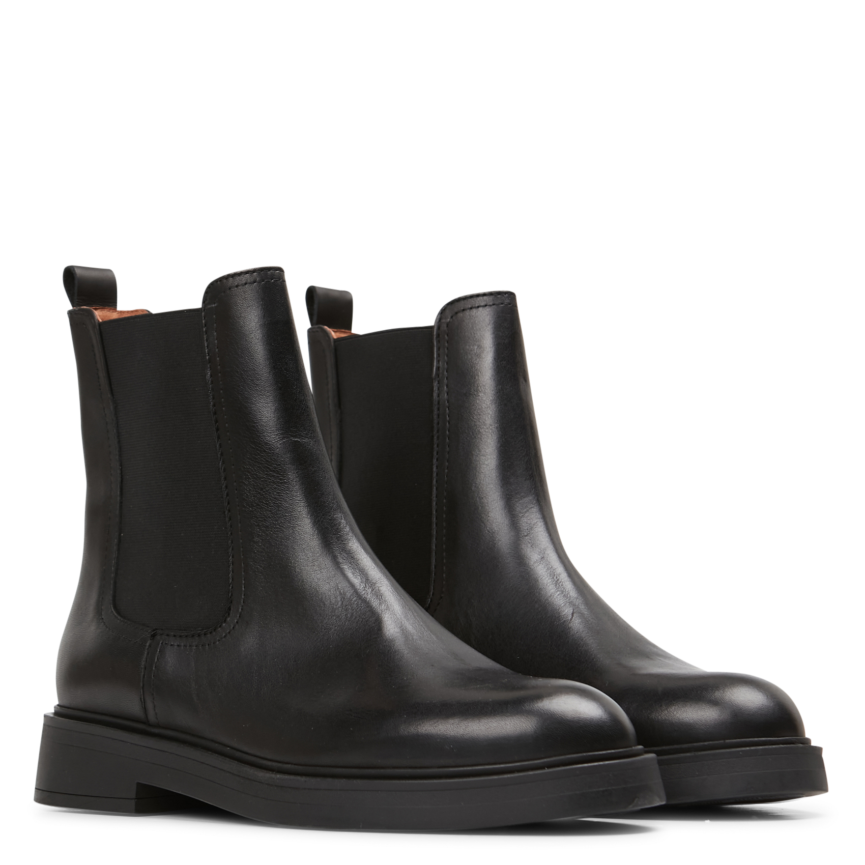 Bottines en cuir agen JONAK Noir