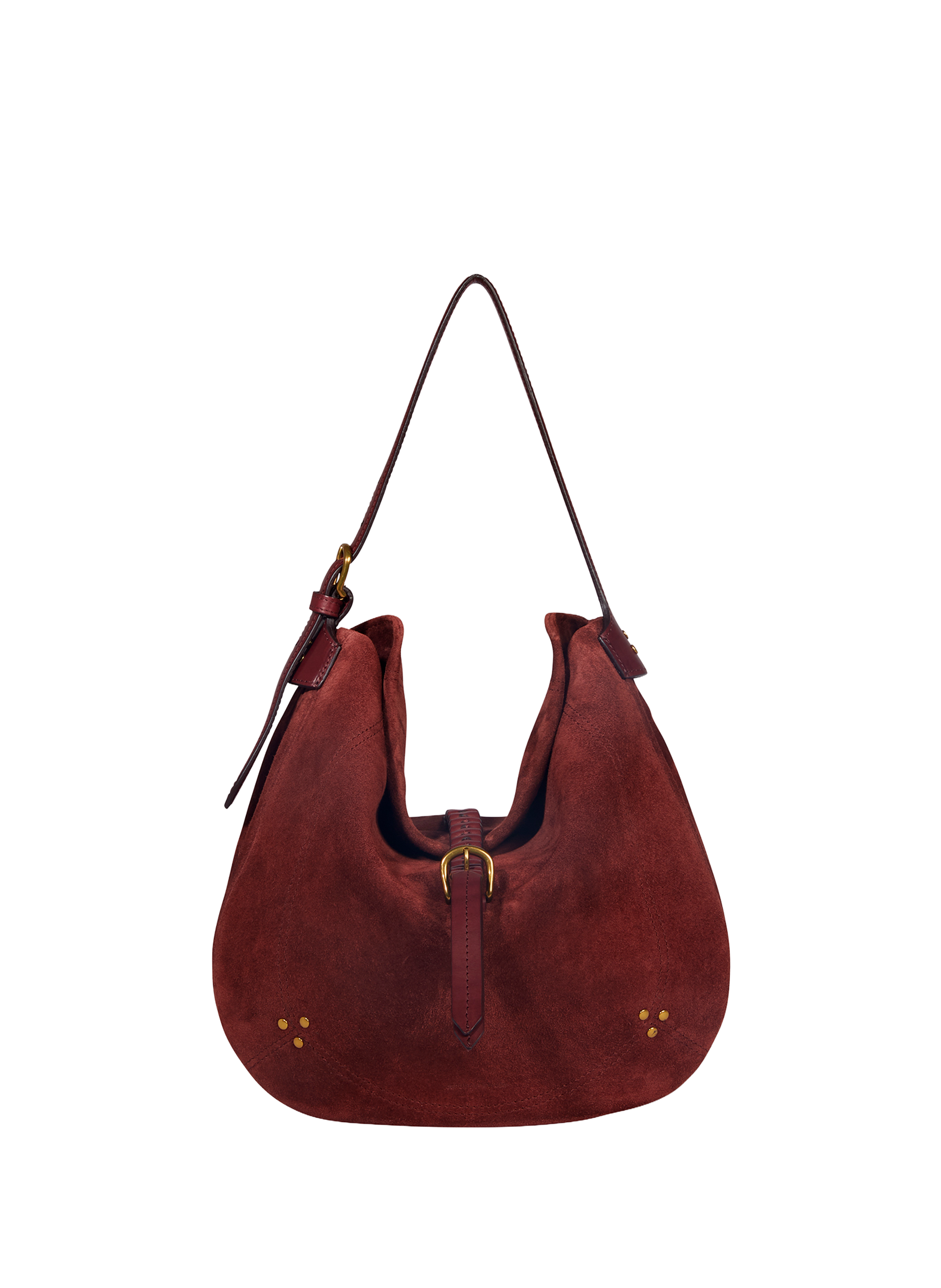 Luis goat suede leather tote bag JÉRÔME DREYFUSS Red