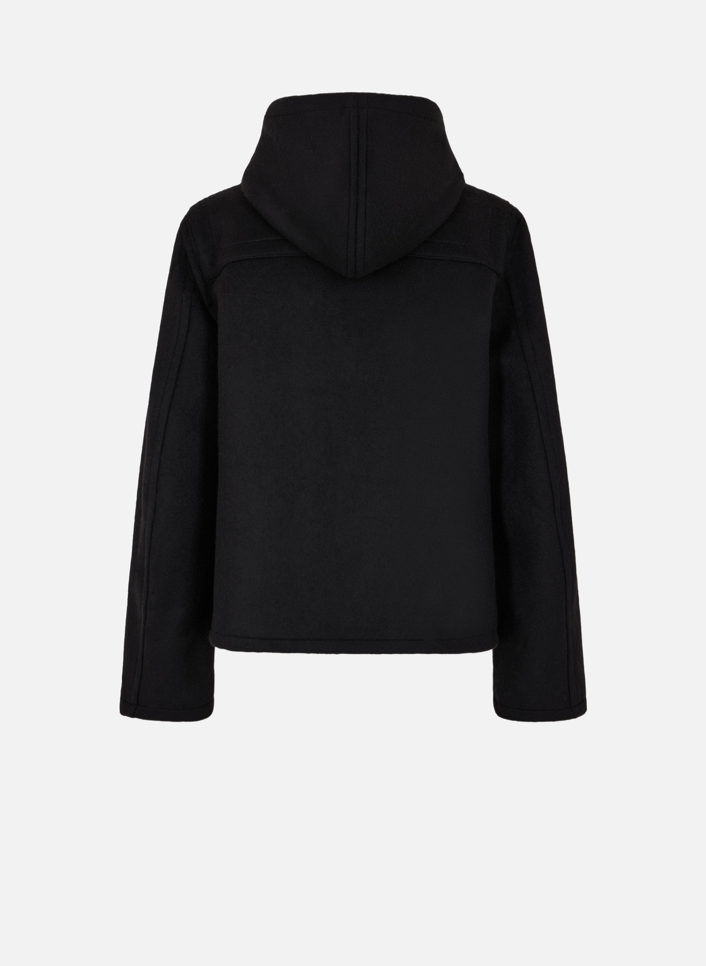 Manteau court en laine RABANNE Noir