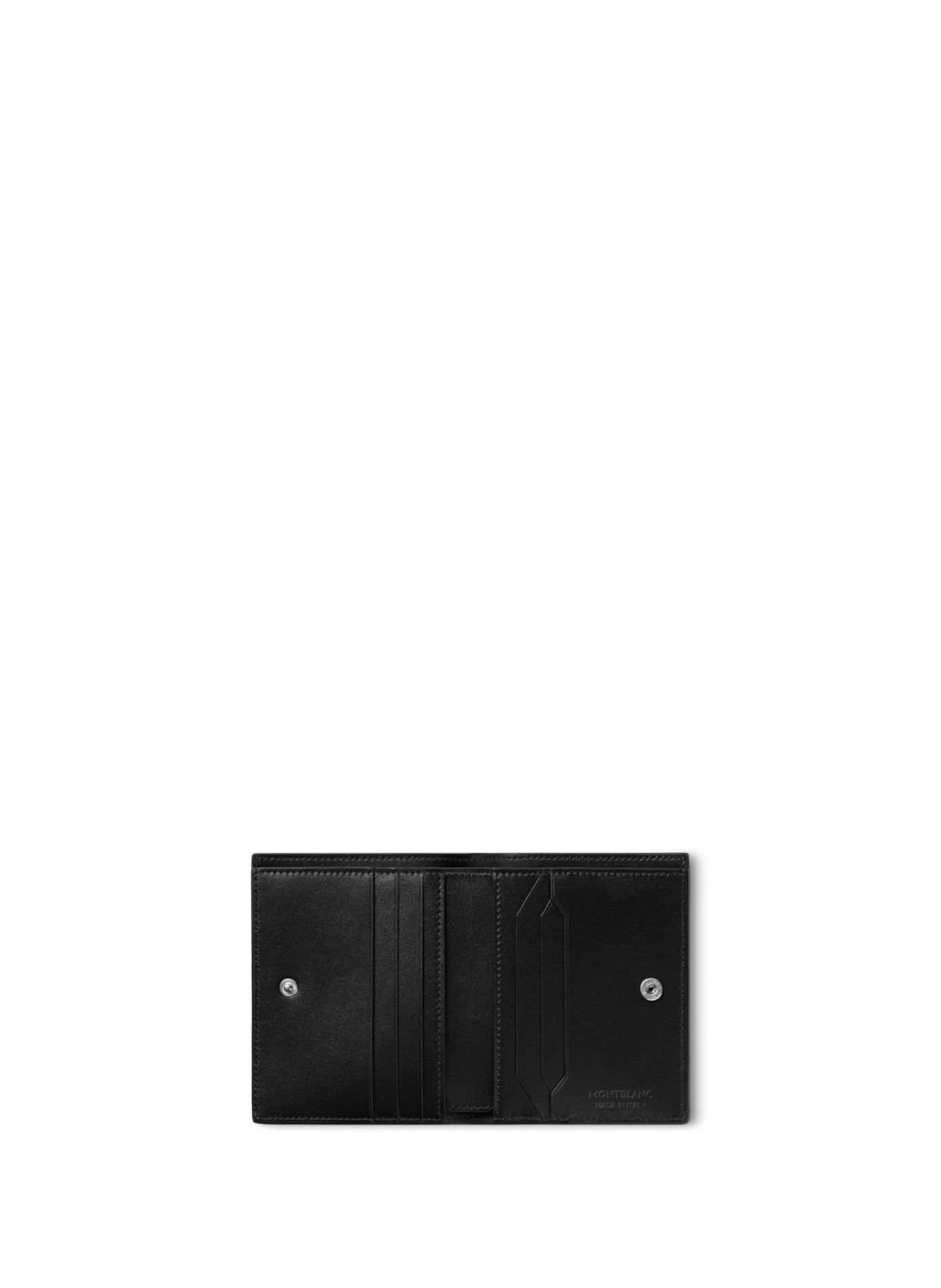Compact leather wallet MONTBLANC Black