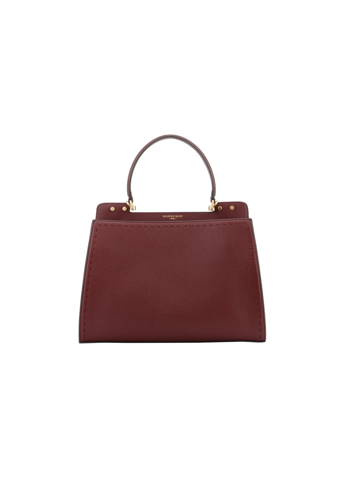 Trianon | sac porté main gm POURCHET Rouge