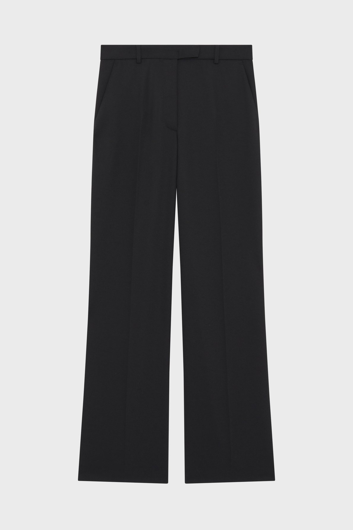 Pantalon droit fluide de tailleur - bluma PABLO Noir