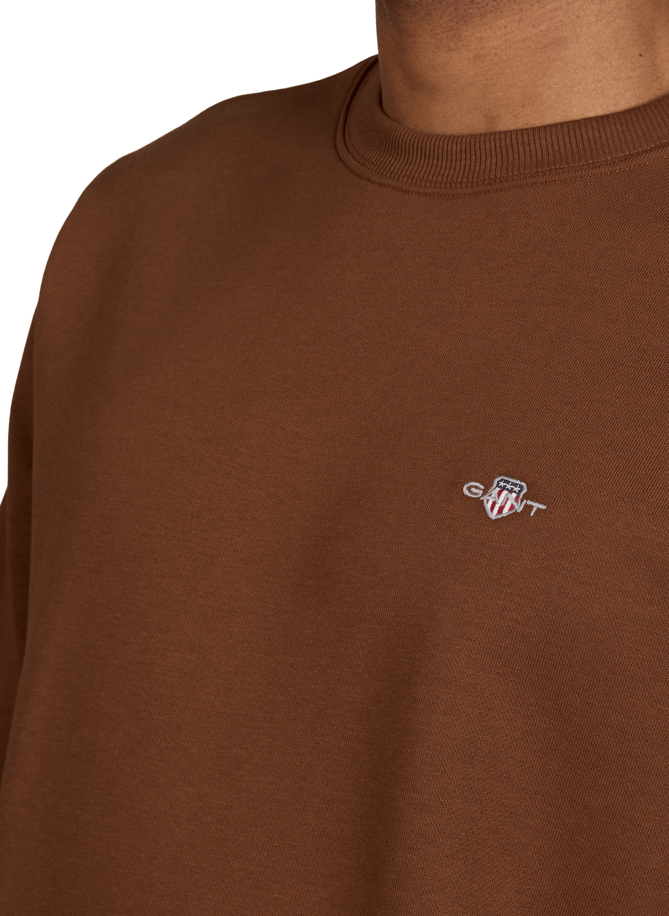 Cotton sweatshirt GANT Brown