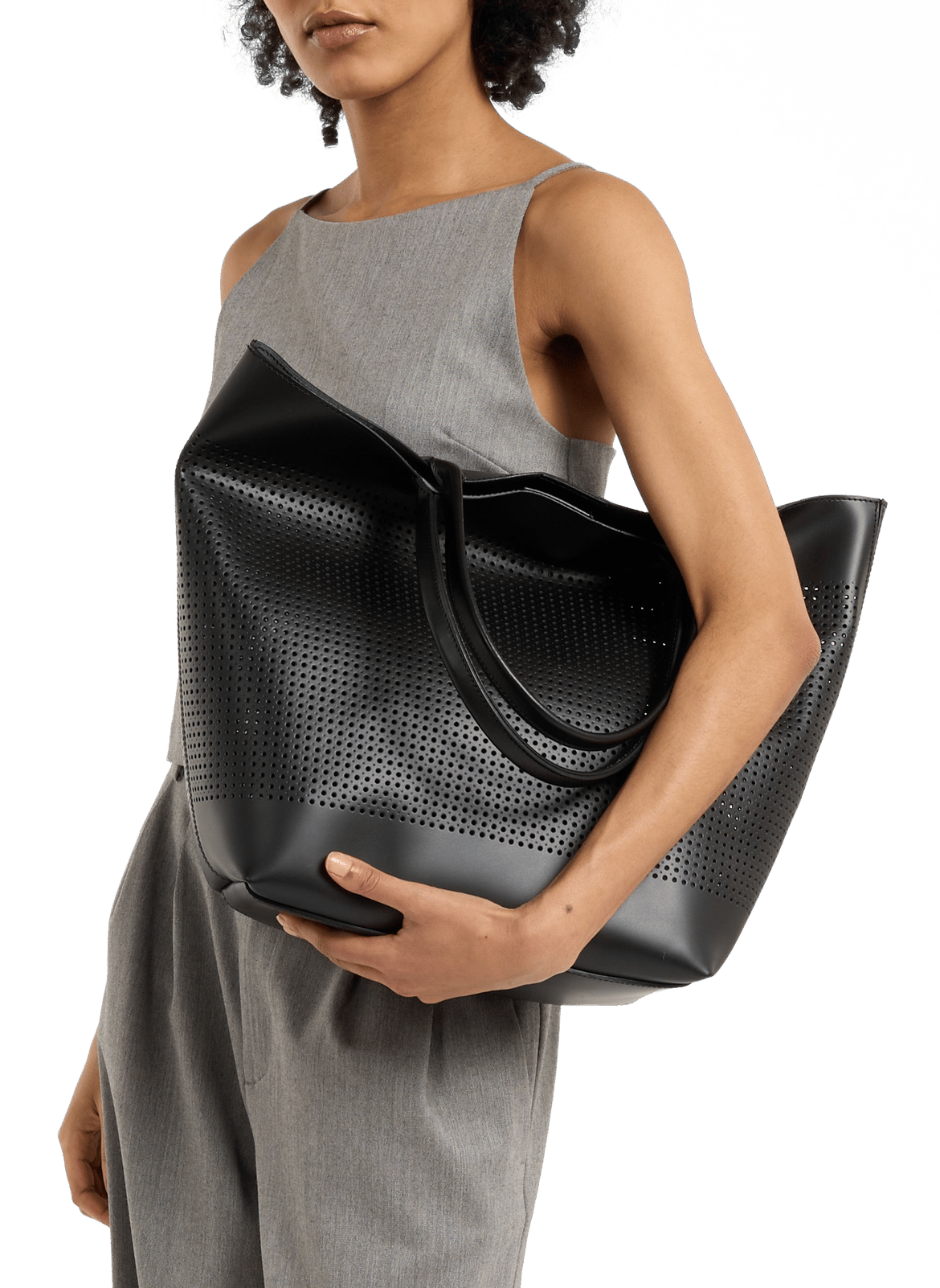 Holly linen scarf SAISON 1865 Black