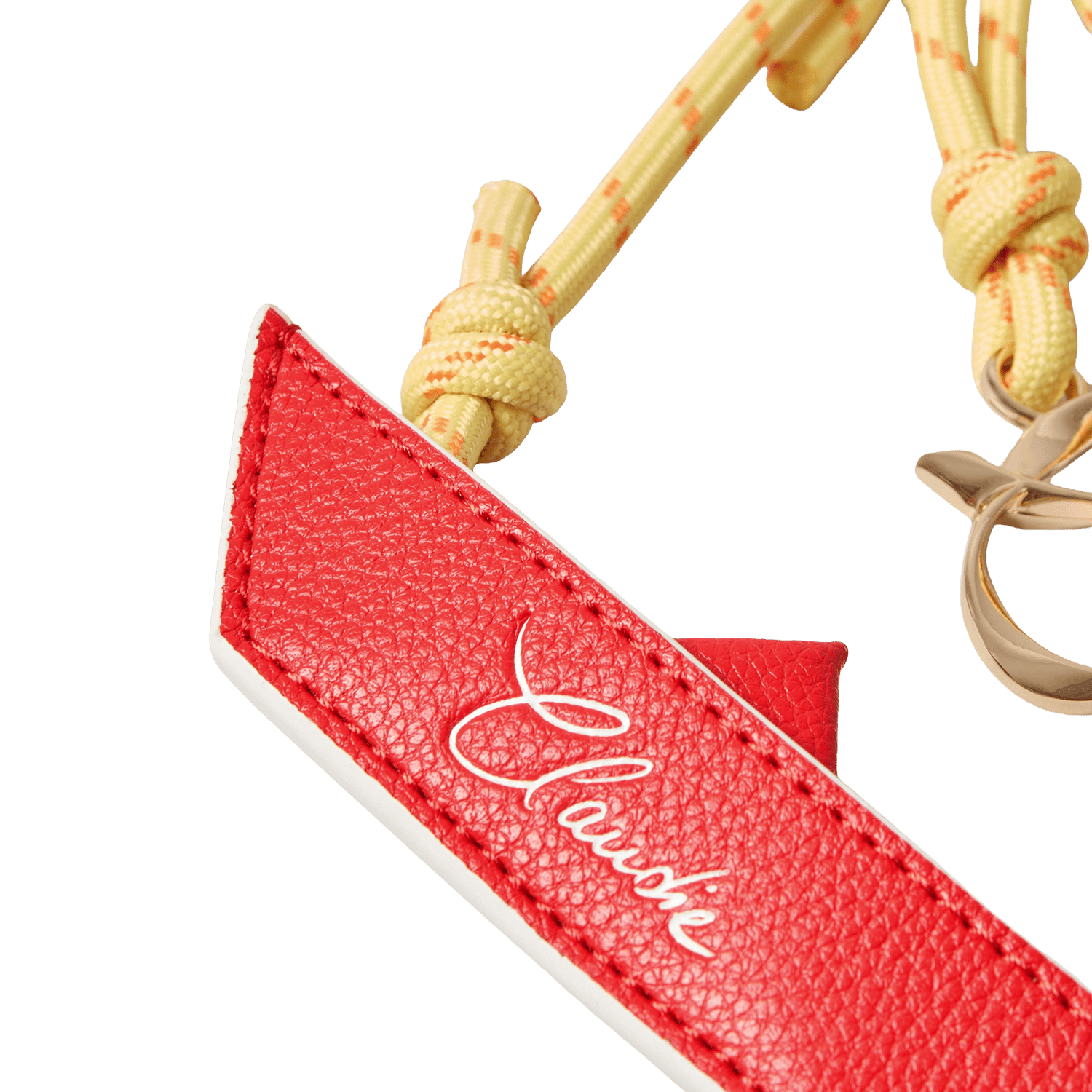 Porte-clés en cuir CLAUDIE PIERLOT Rouge