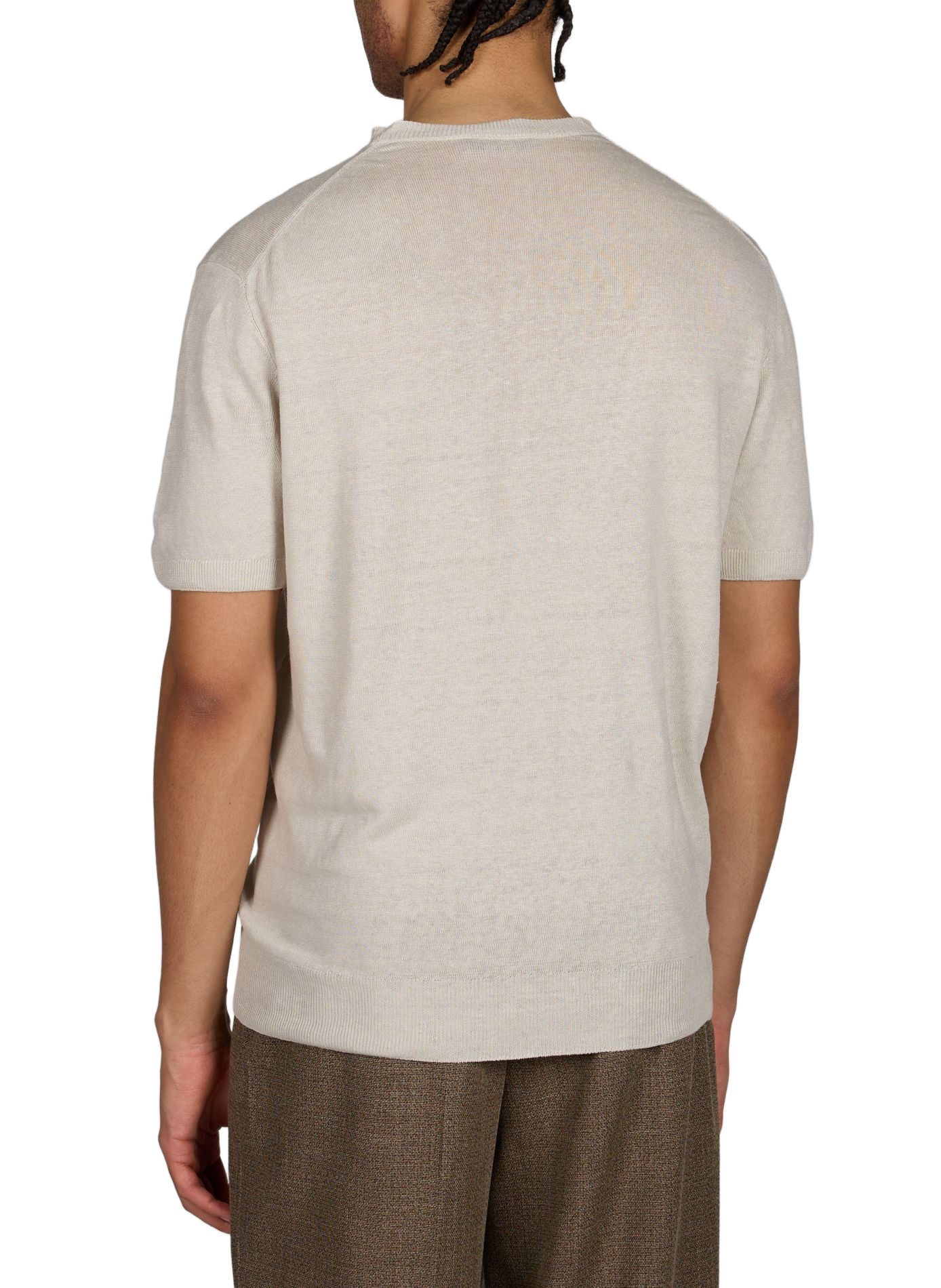 T-shirt en lin CORNELIANI Beige