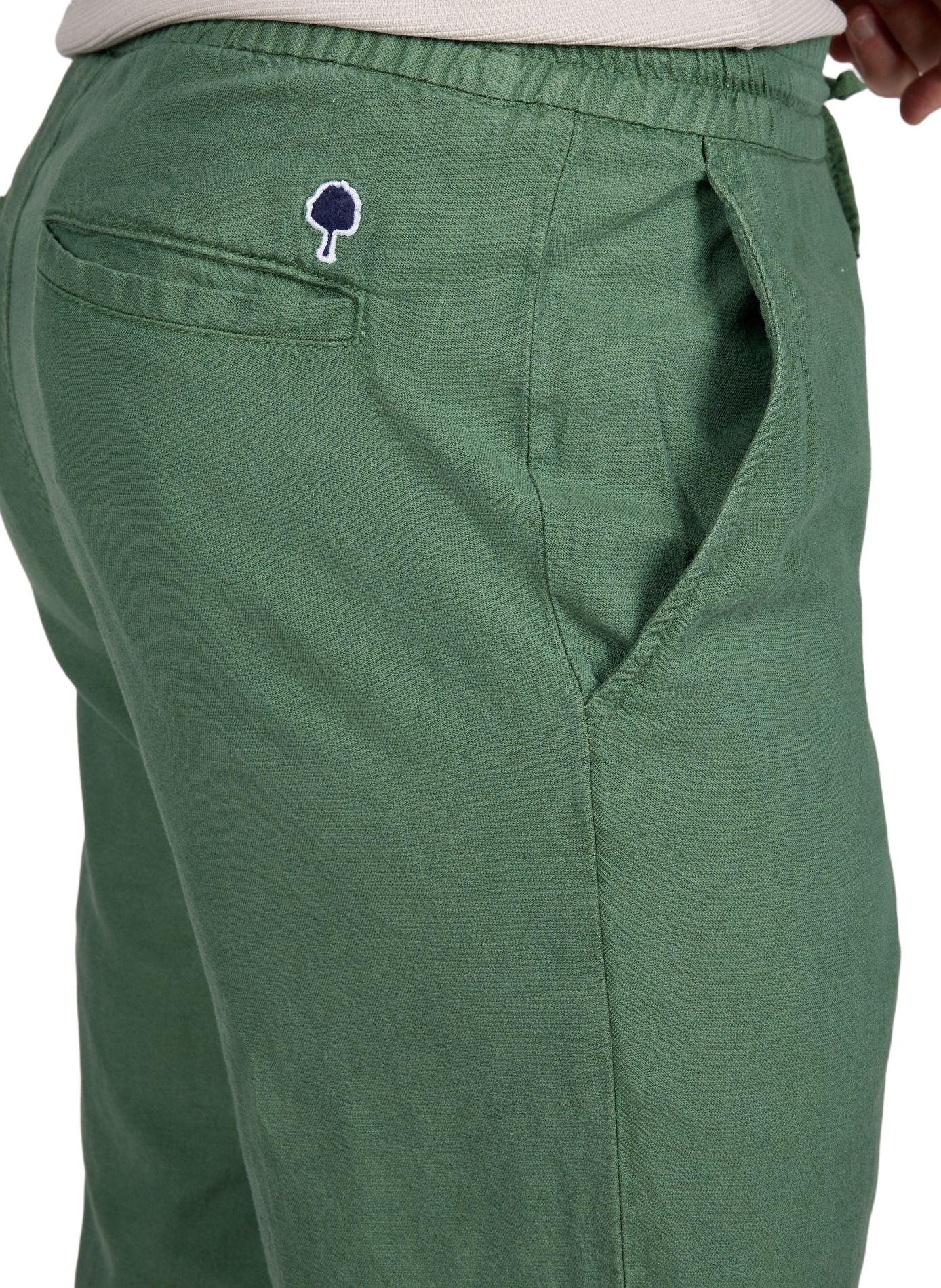 Dreuille tapered trousers FAGUO Green