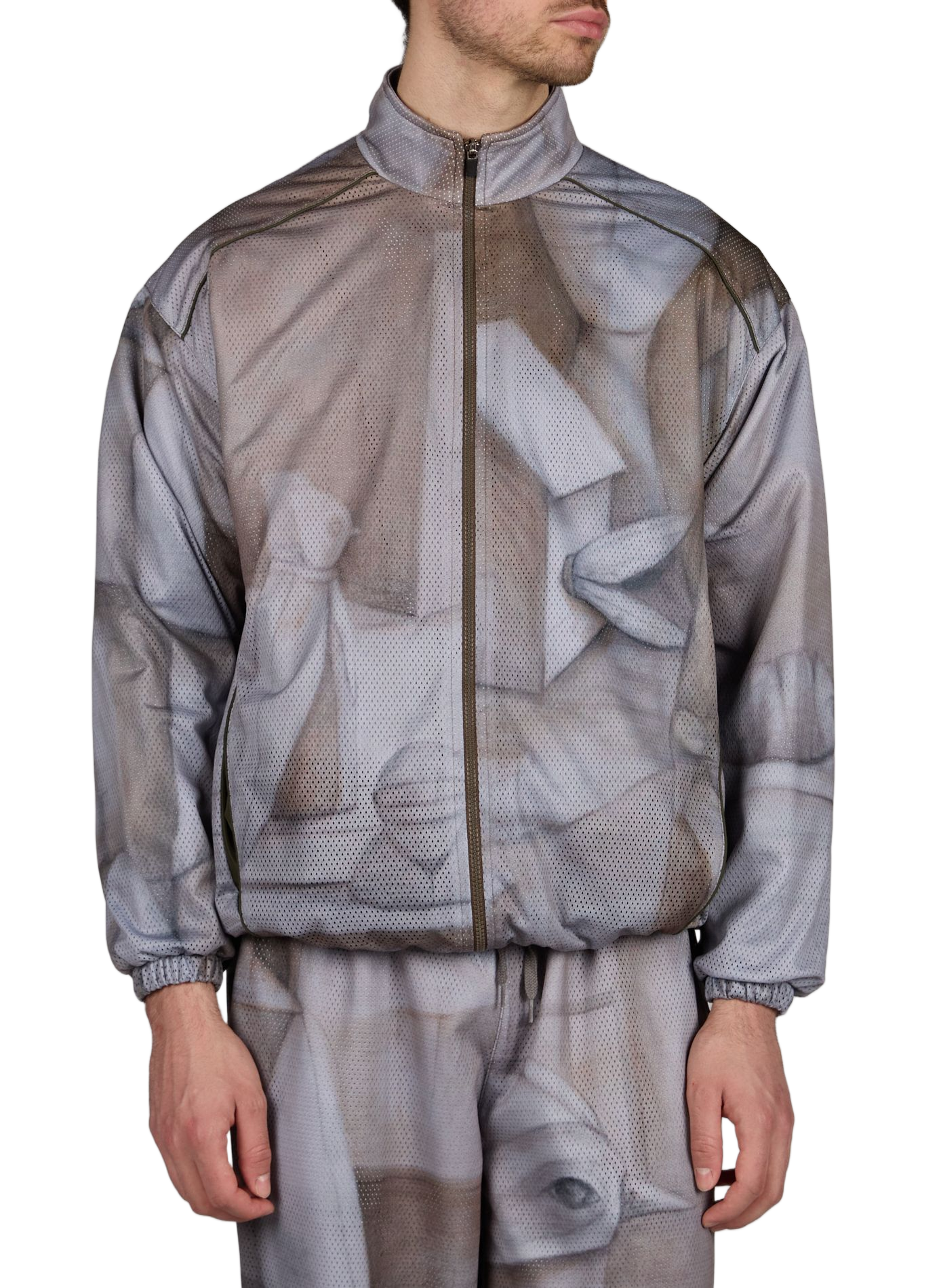 Veste ajourée à col montant PAS UNE MARQUE Multicolore