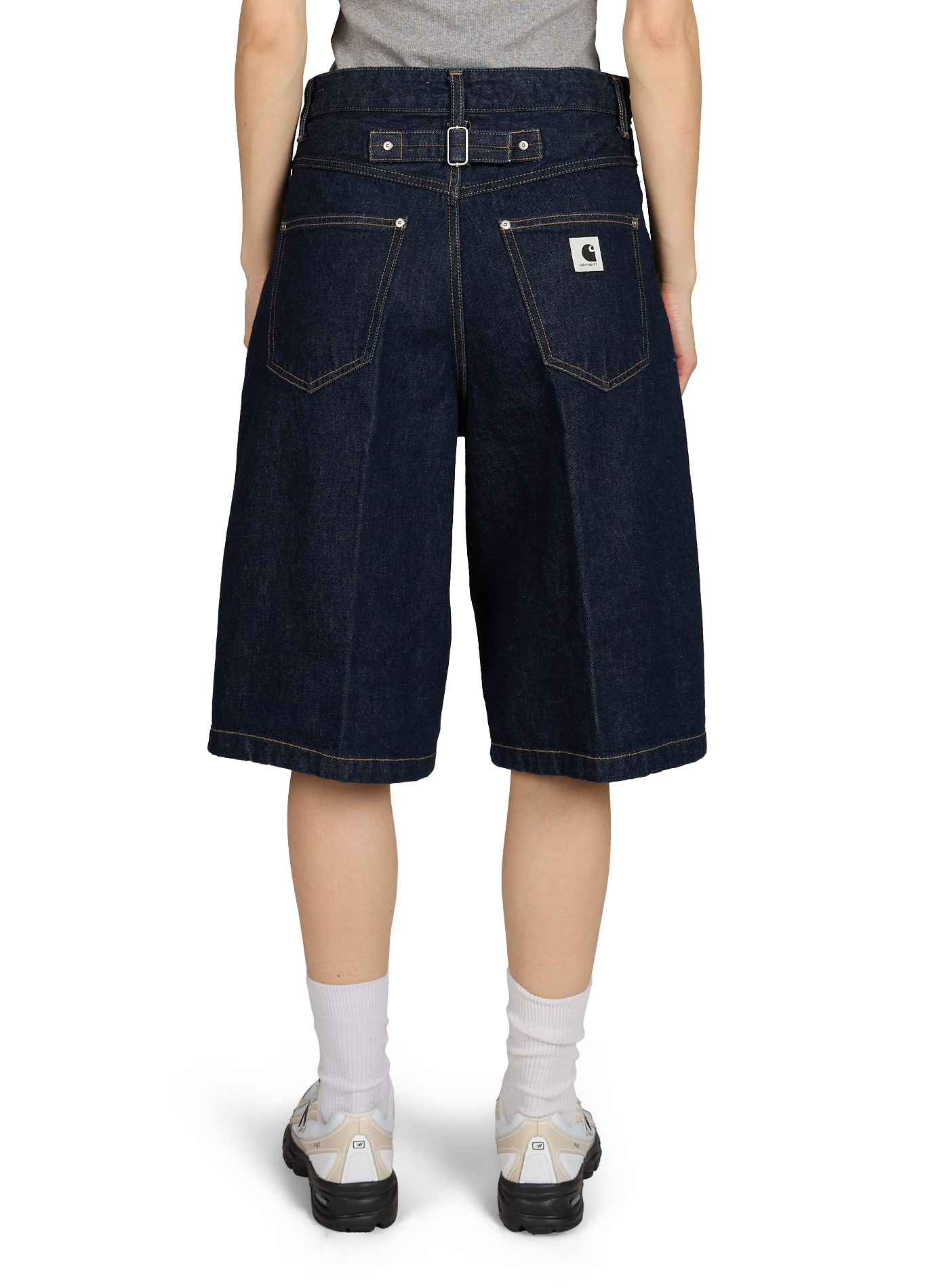 Bermuda Belmont en denim de coton CARHARTT WIP Bleu