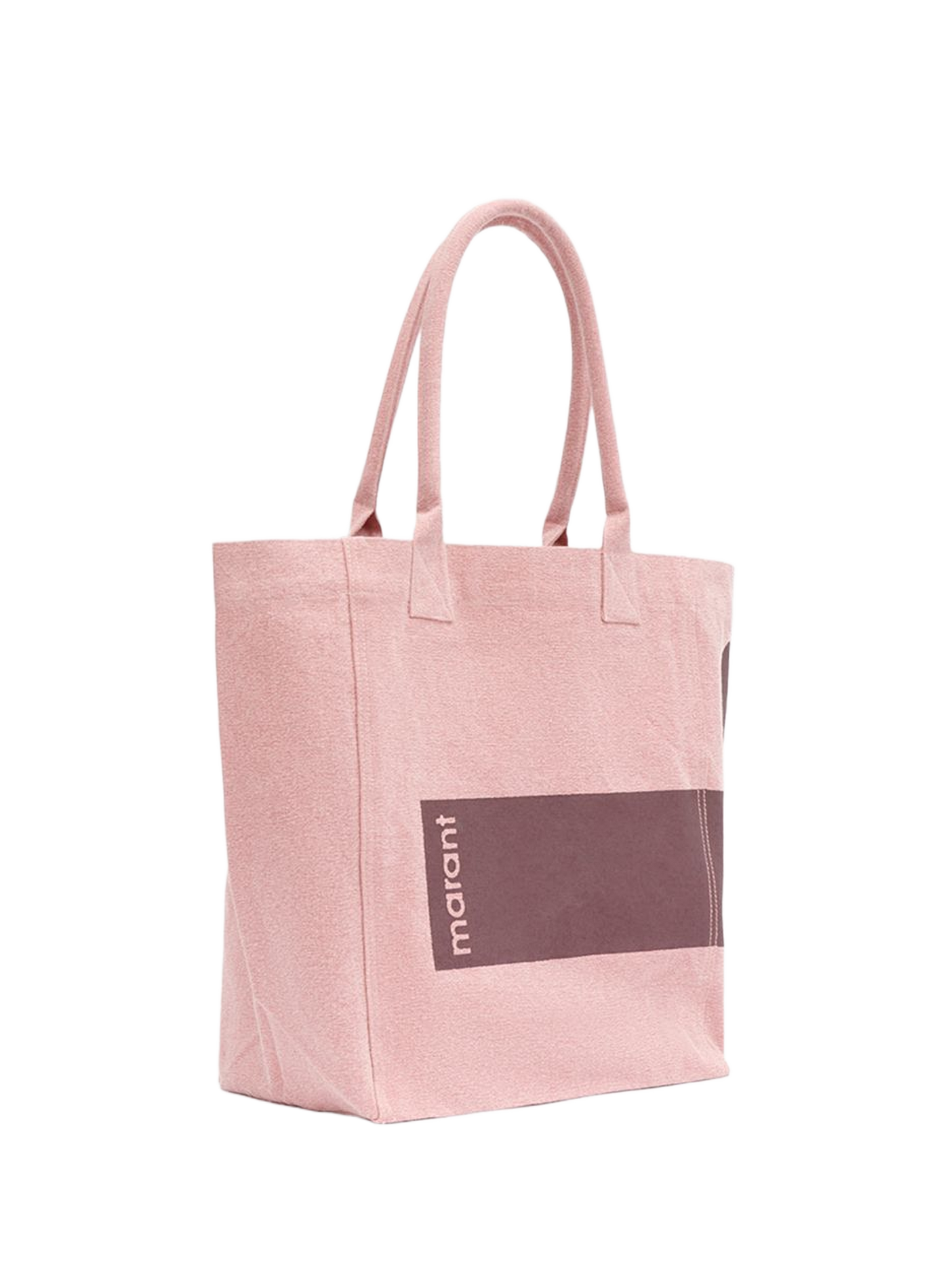 Tote bag Small Yenky printed in cotton Pink
