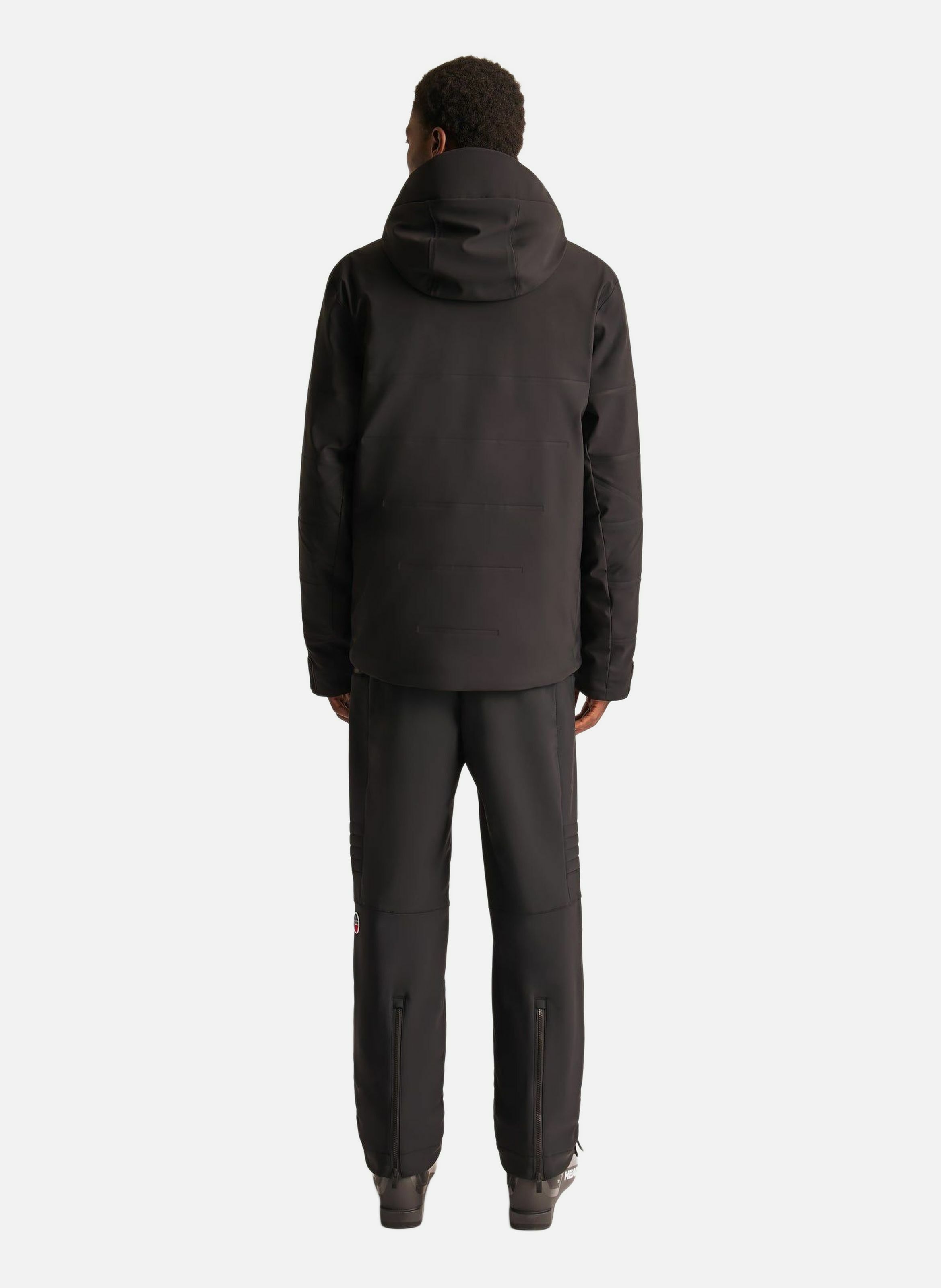 Veste de ski yohan col montant coupe regular FUSALP Noir