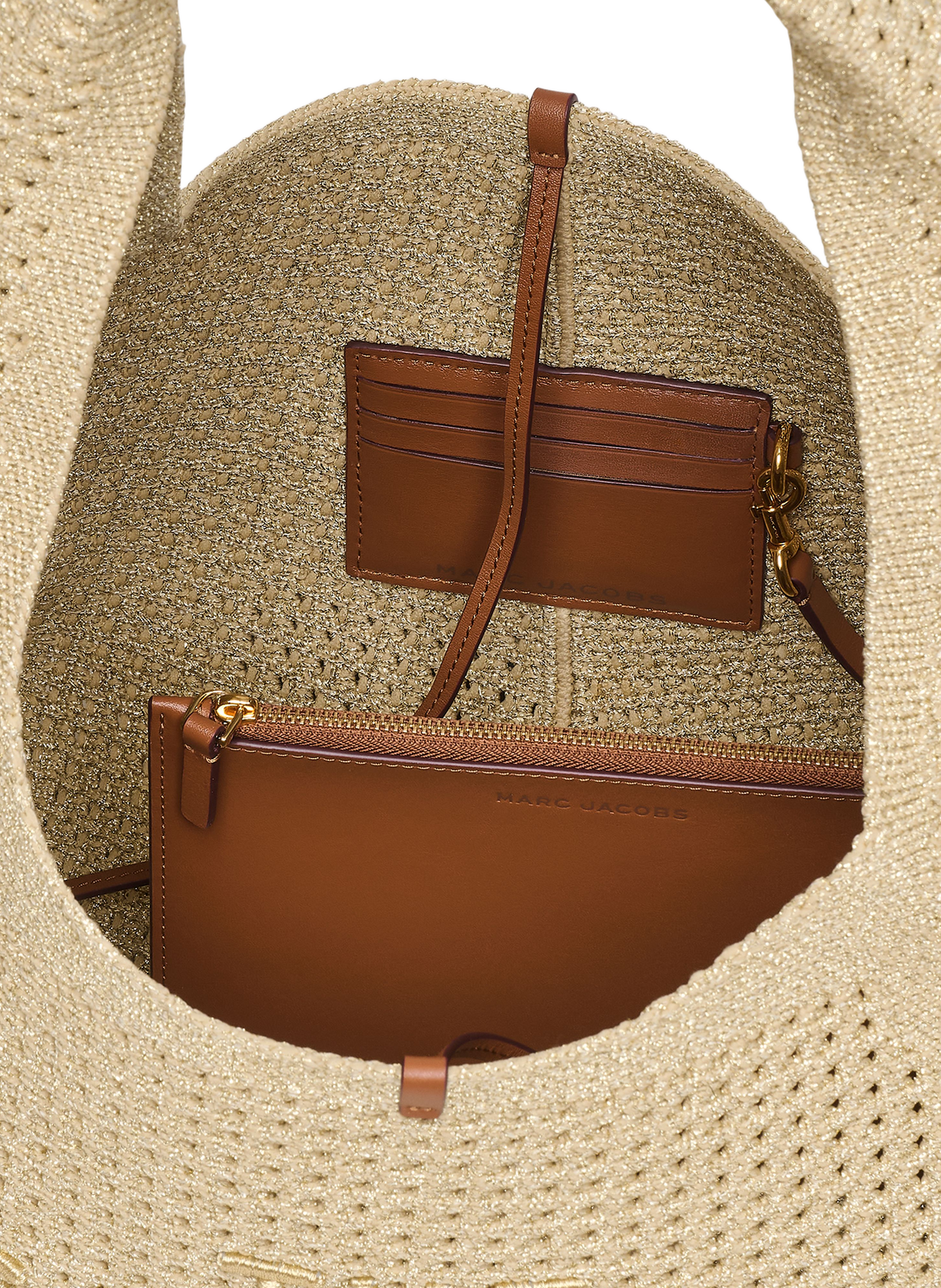 Tas The Crochet Sack MARC JACOBS Wit