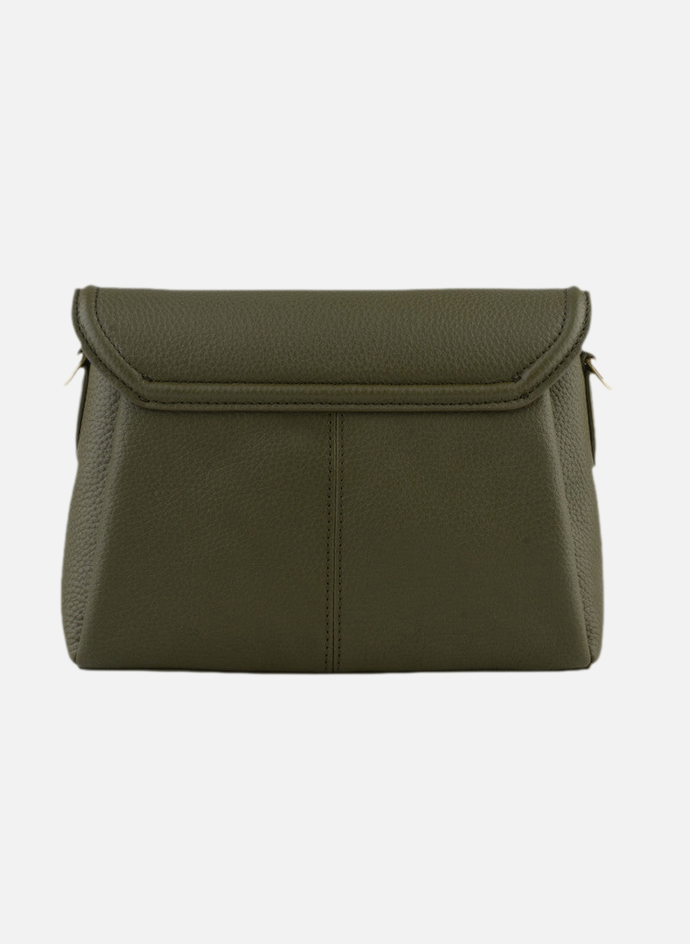 Carat nubuck | sac à main | Kaki POURCHET Femme
