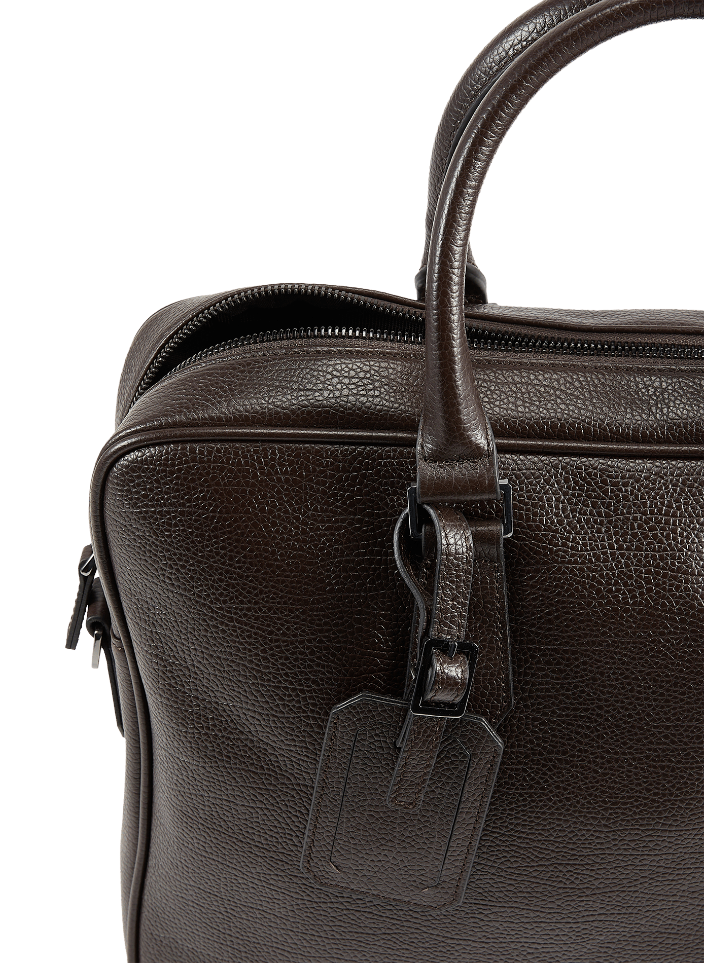 Leather briefcase SAISON 1865 Brown
