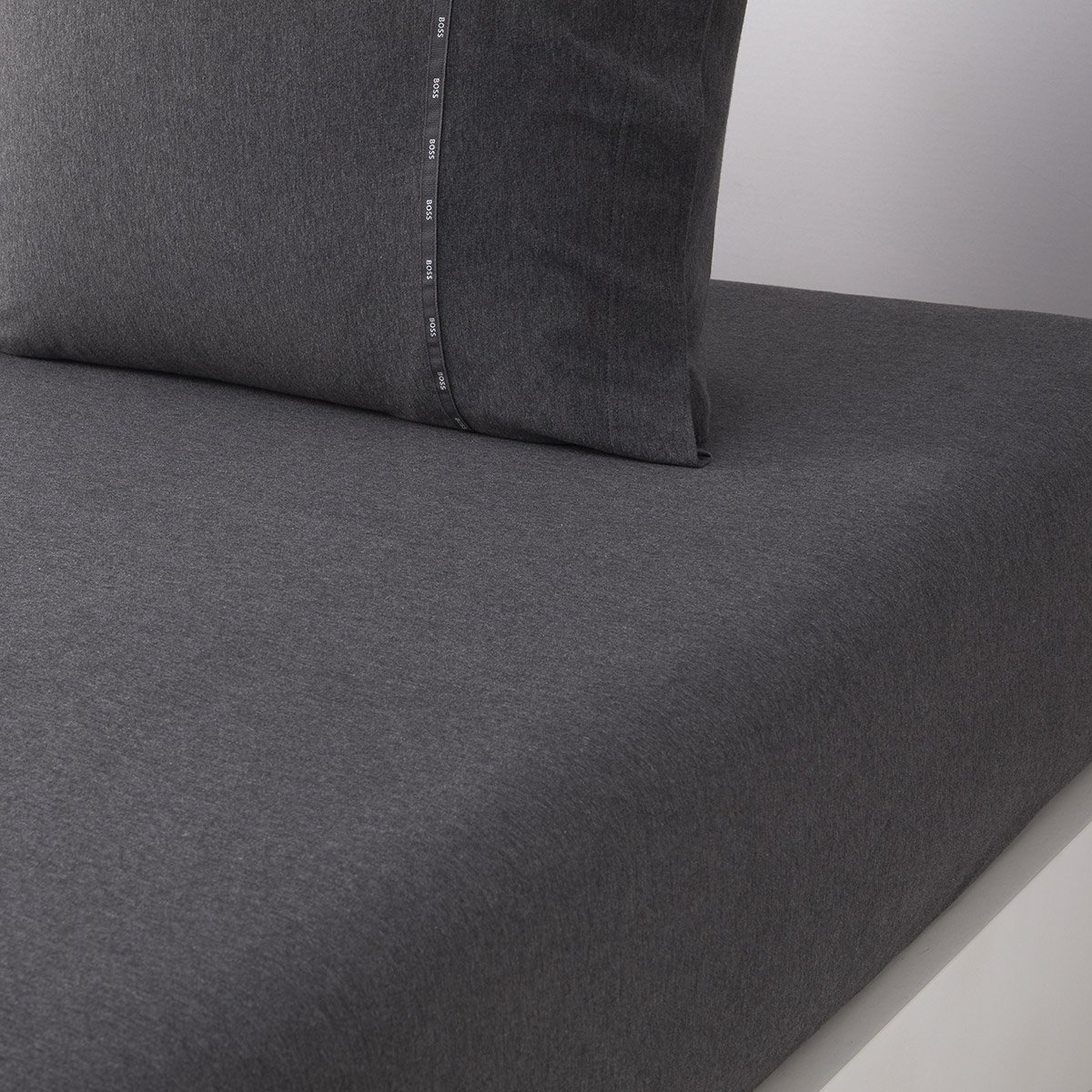 Drap housse en coton modal, boss sense BOSS HOME Gris