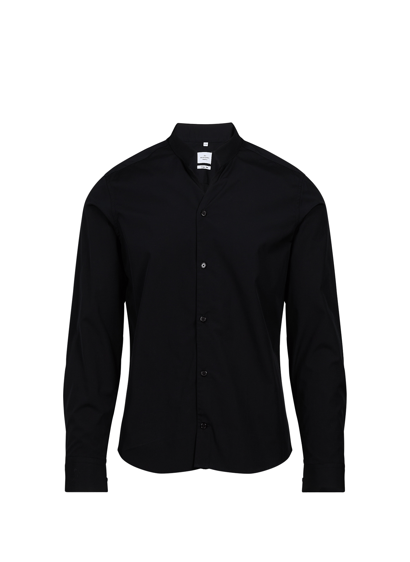 Chemise ICOL-S cintrée en coton AU PRINTEMPS PARIS Noir
