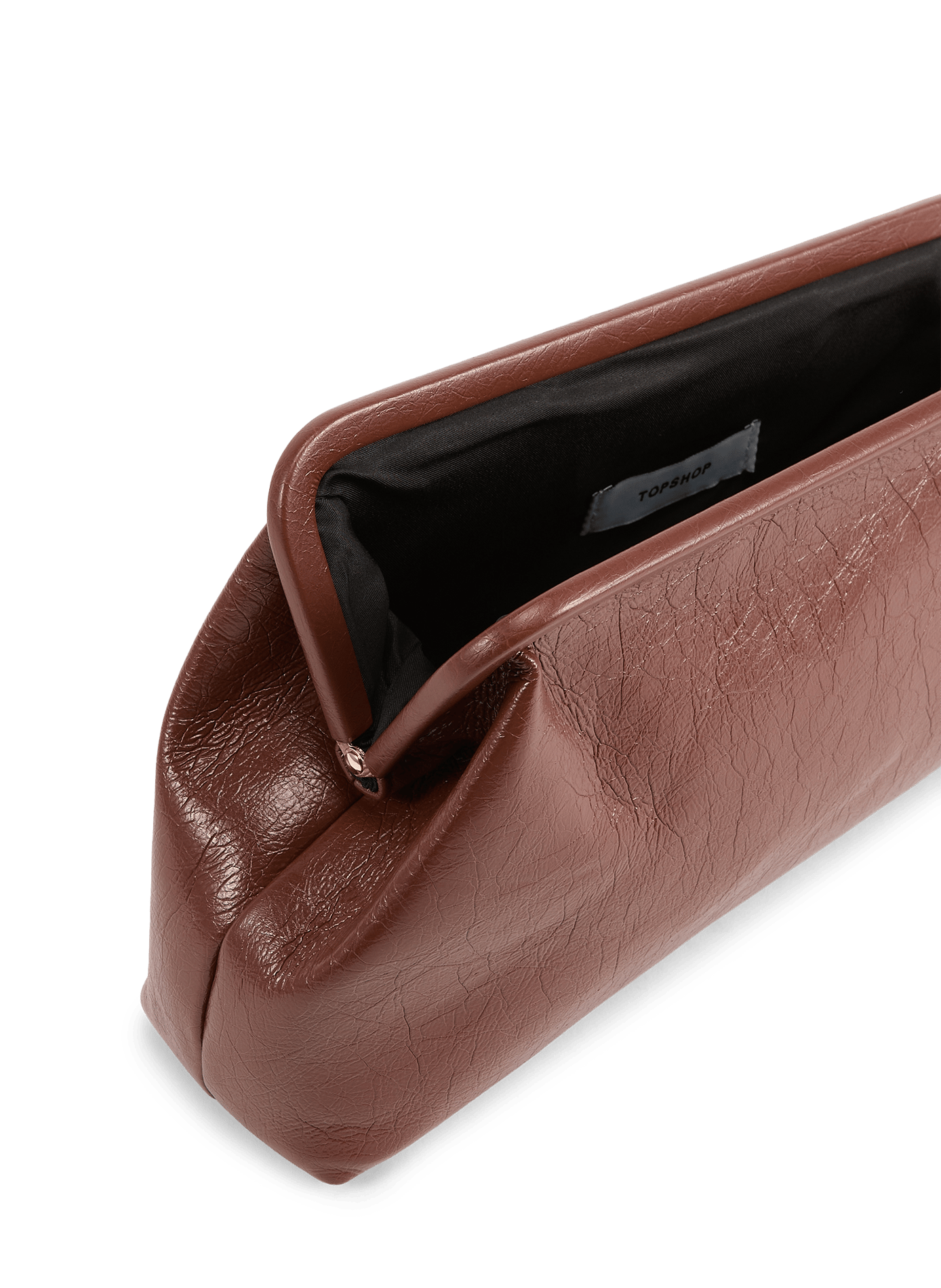 Asymmetrische Tsanna Clutch TOPSHOP Braun