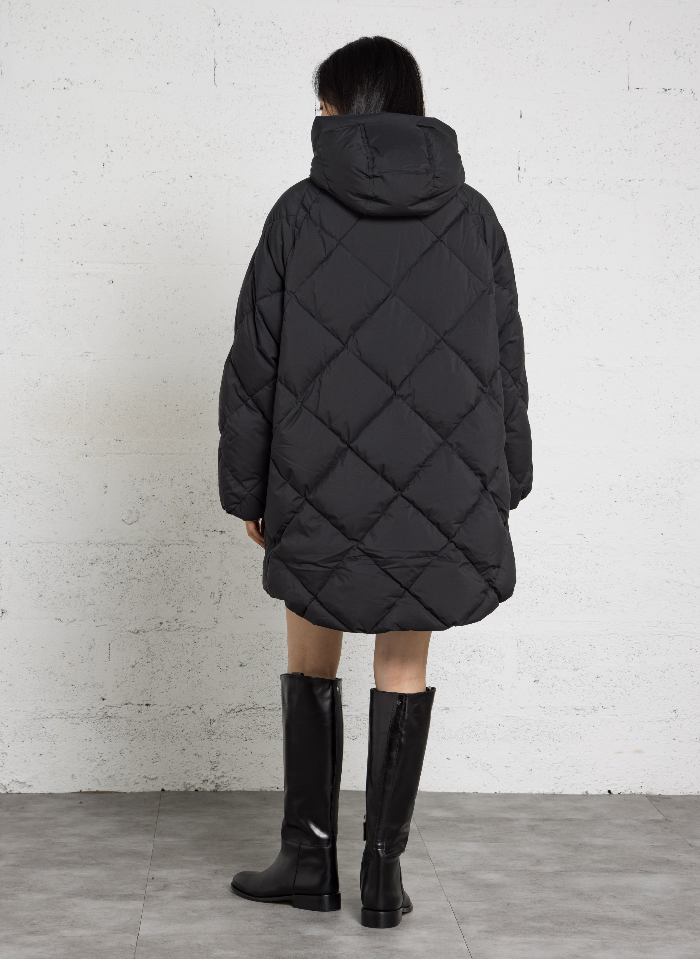 Gewatteerde parka met capuchon Adele. PYRENEX Zwart