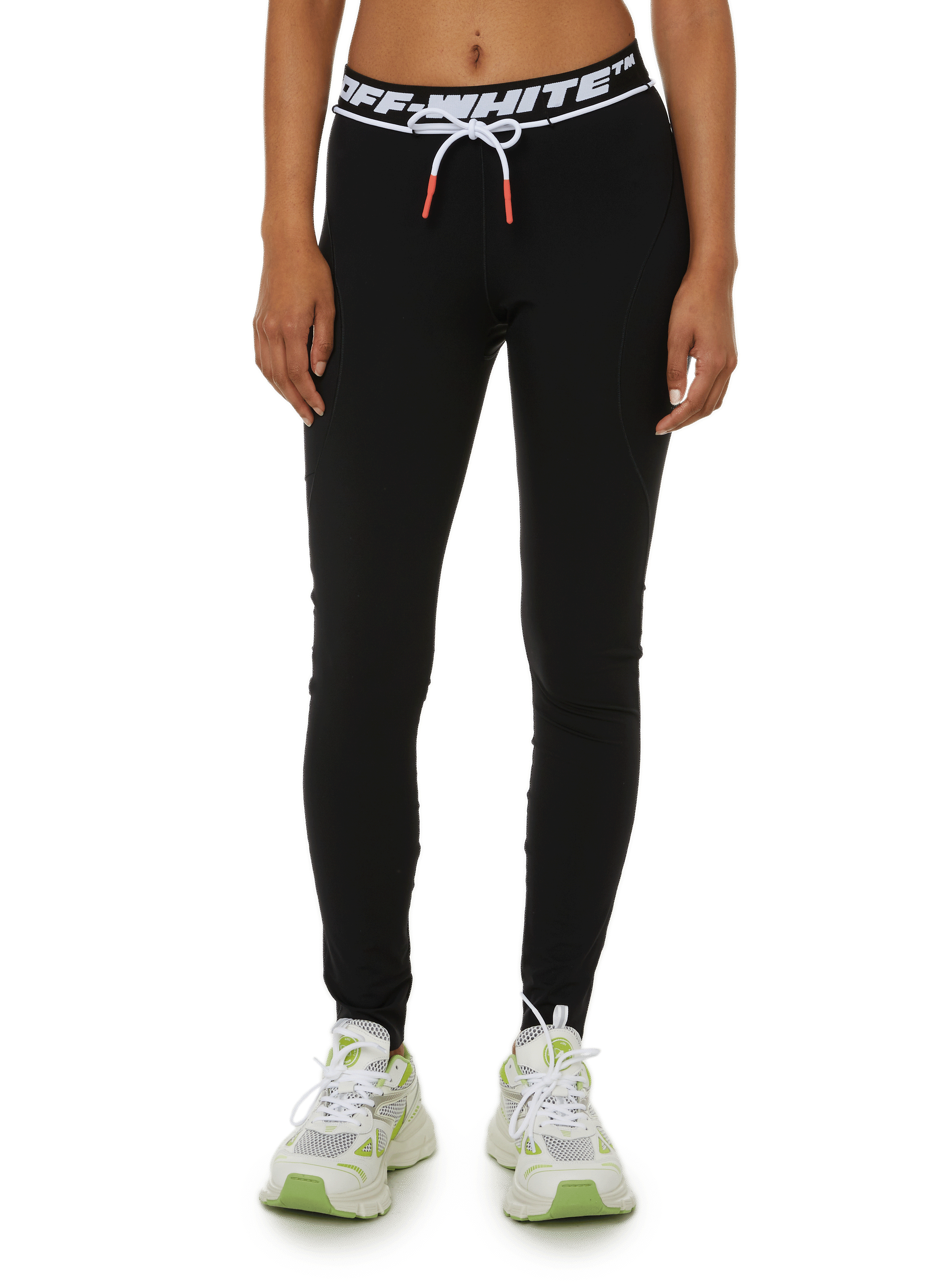 Leggings with logo OFF-WHITE Black