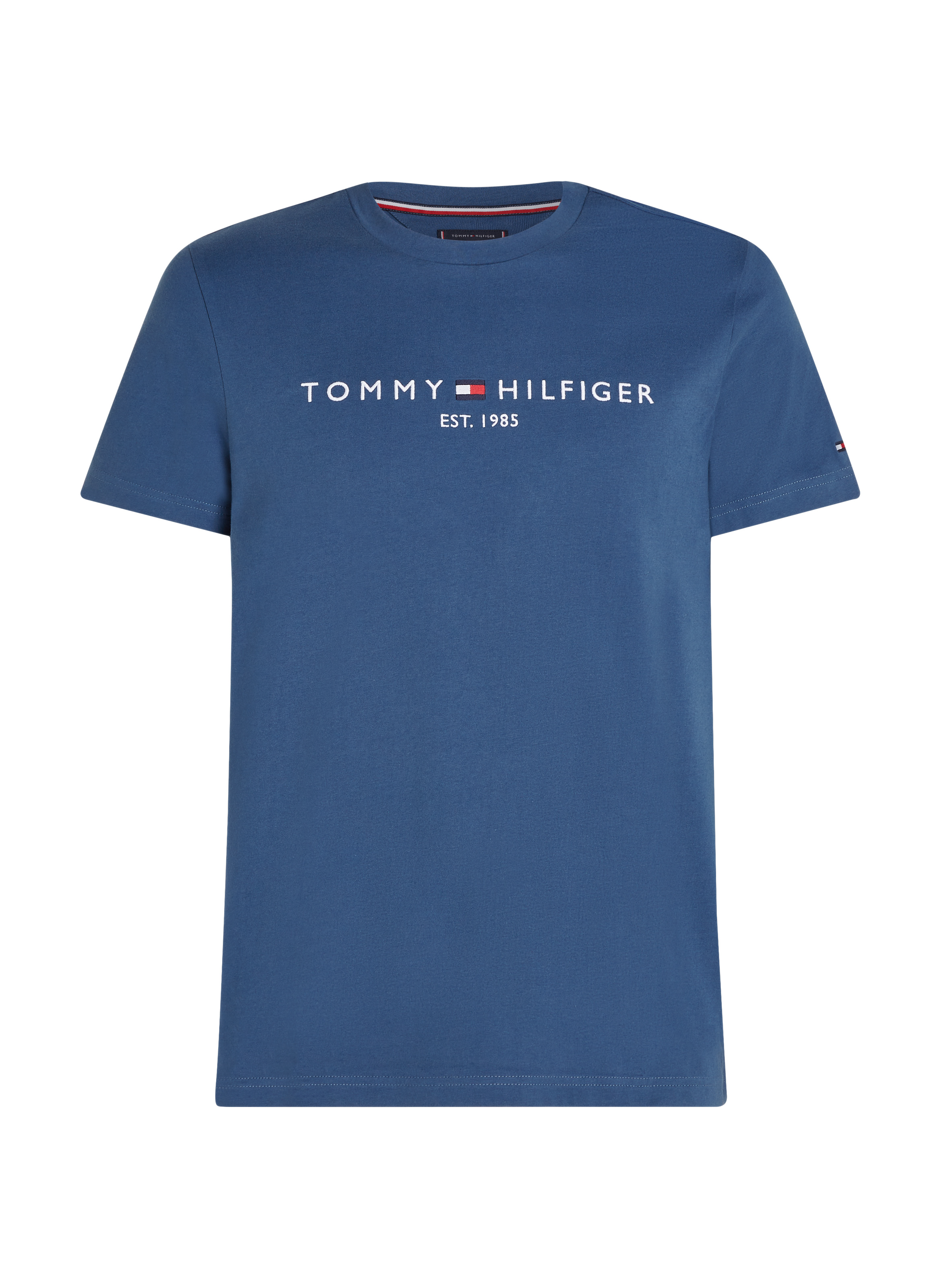 Cotton T-shirt TOMMY HILFIGER Blue