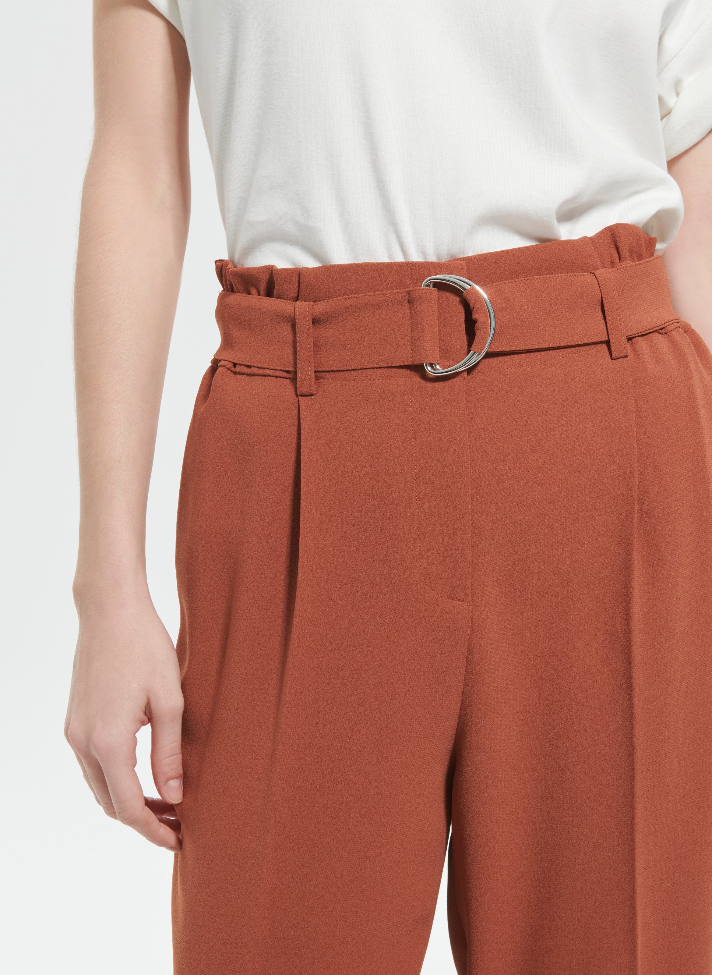 Pantalon droit patricia ZAPA Marron