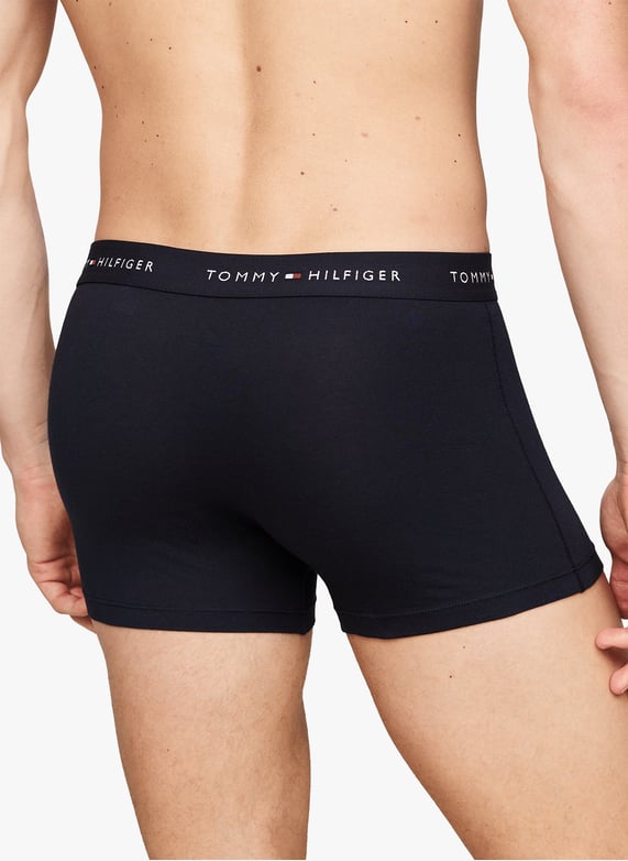 pack of three cotton boxers Blue Tommy hilfiger Men