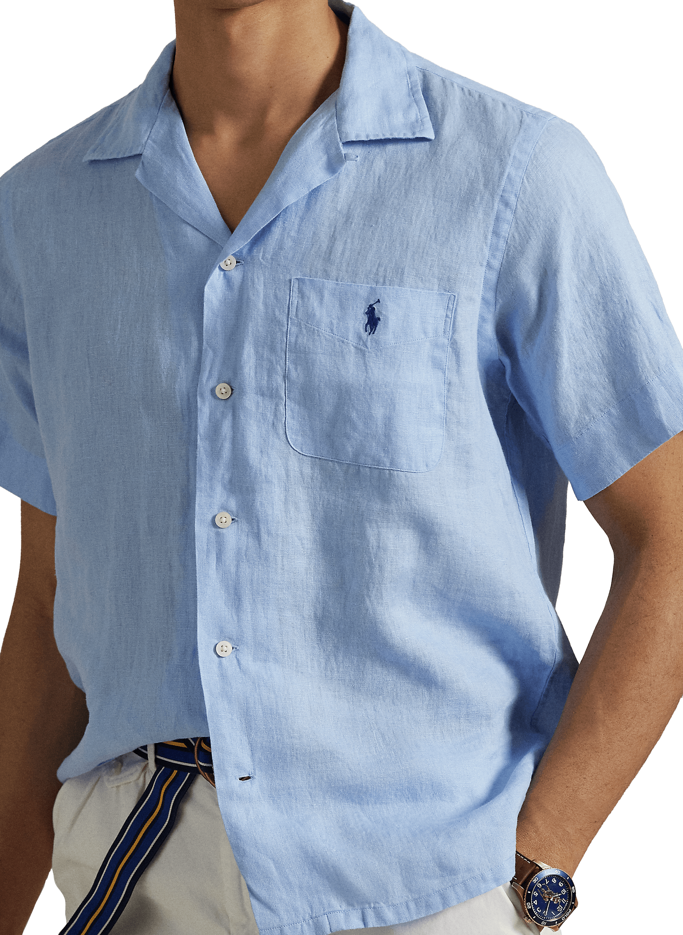 Linen shirt POLO RALPH LAUREN Blue