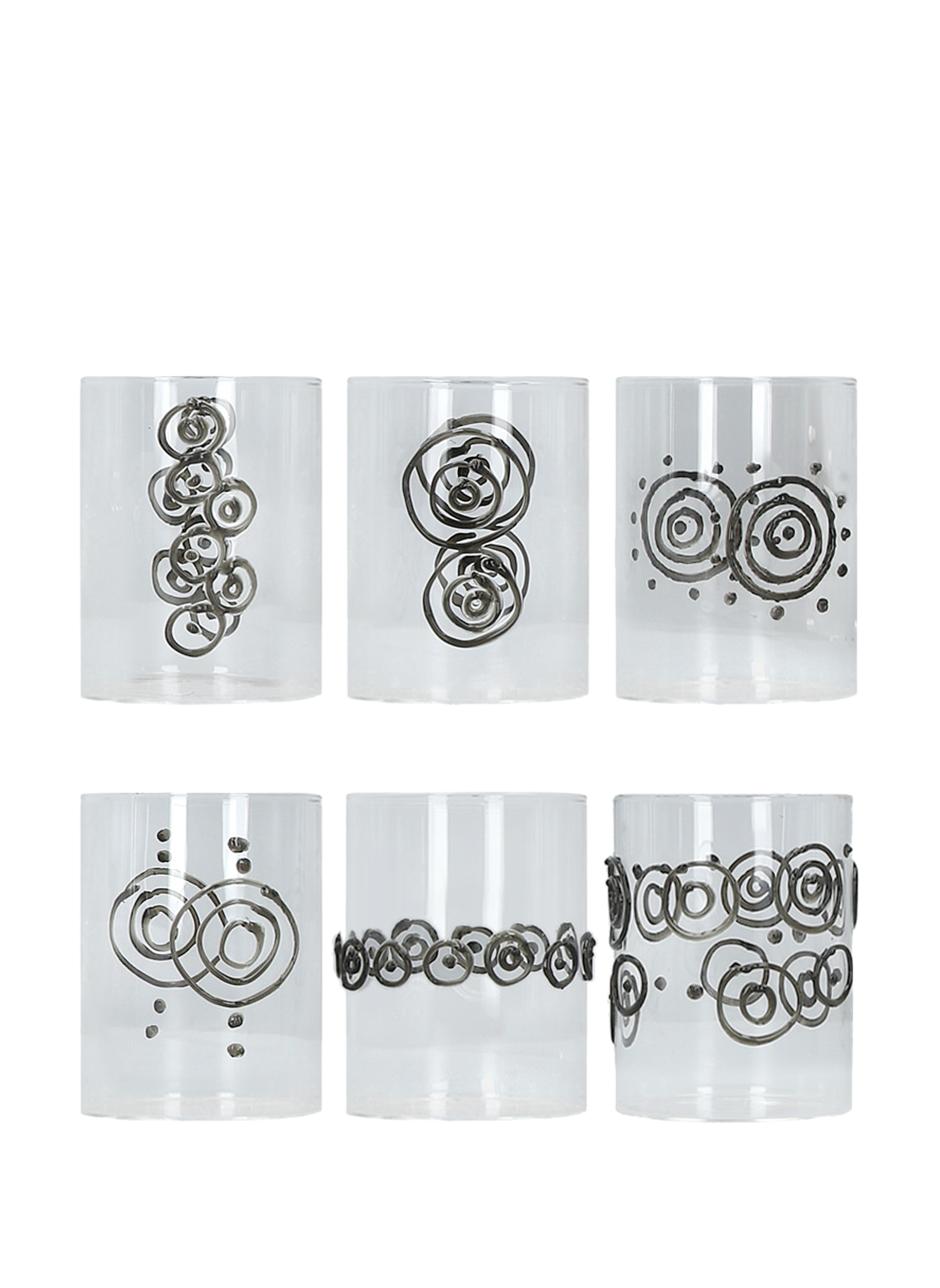 Ensemble de 6 verres 10 CORSO COMO Noir