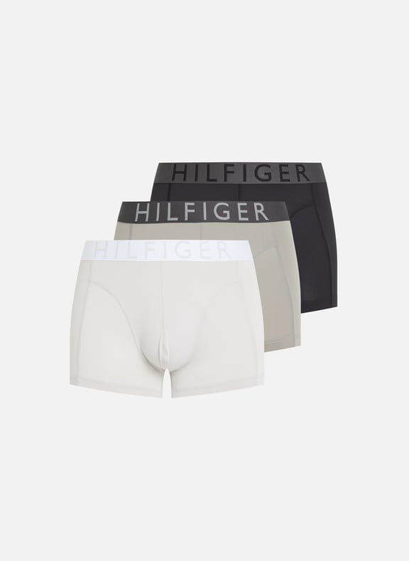 Set of 3 plain boxers Multicolour by TOMMY HILFIGER TOMMY HILFIGER Set of 3 plain boxers Multicolour