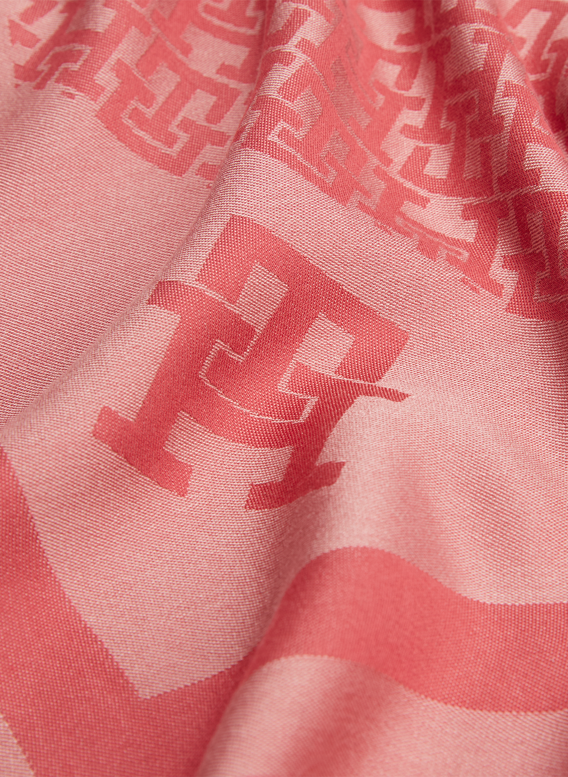 Printed scarf TOMMY HILFIGER Pink
