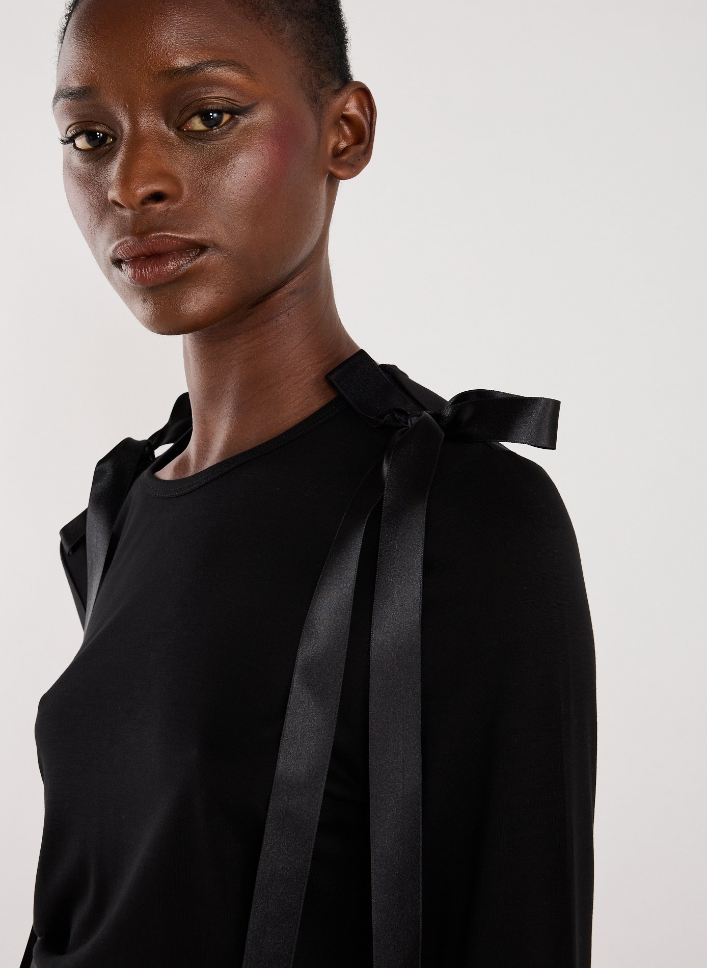 Top avec ruban  SIMONE ROCHA Noir